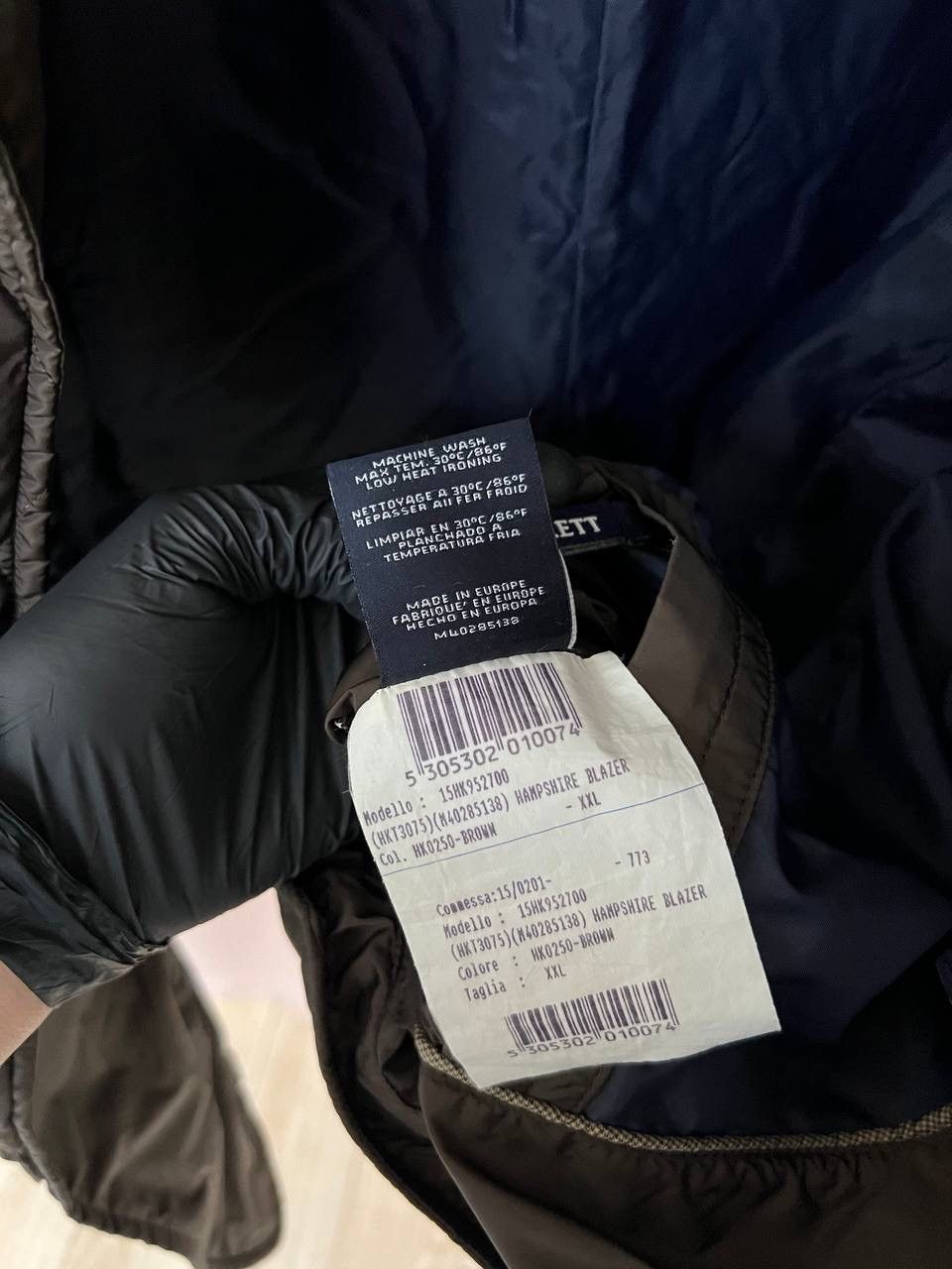 Hackett Hackett London Qualited Jacket Mens Size XXL Dark Olive Size US XXL / EU 58 / 5 - 13 Thumbnail