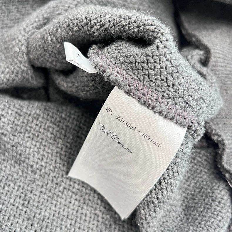 Thom Browne Thom Browne Gray striped knit sweater Size US XL / EU 56 / 4 - 5 Thumbnail