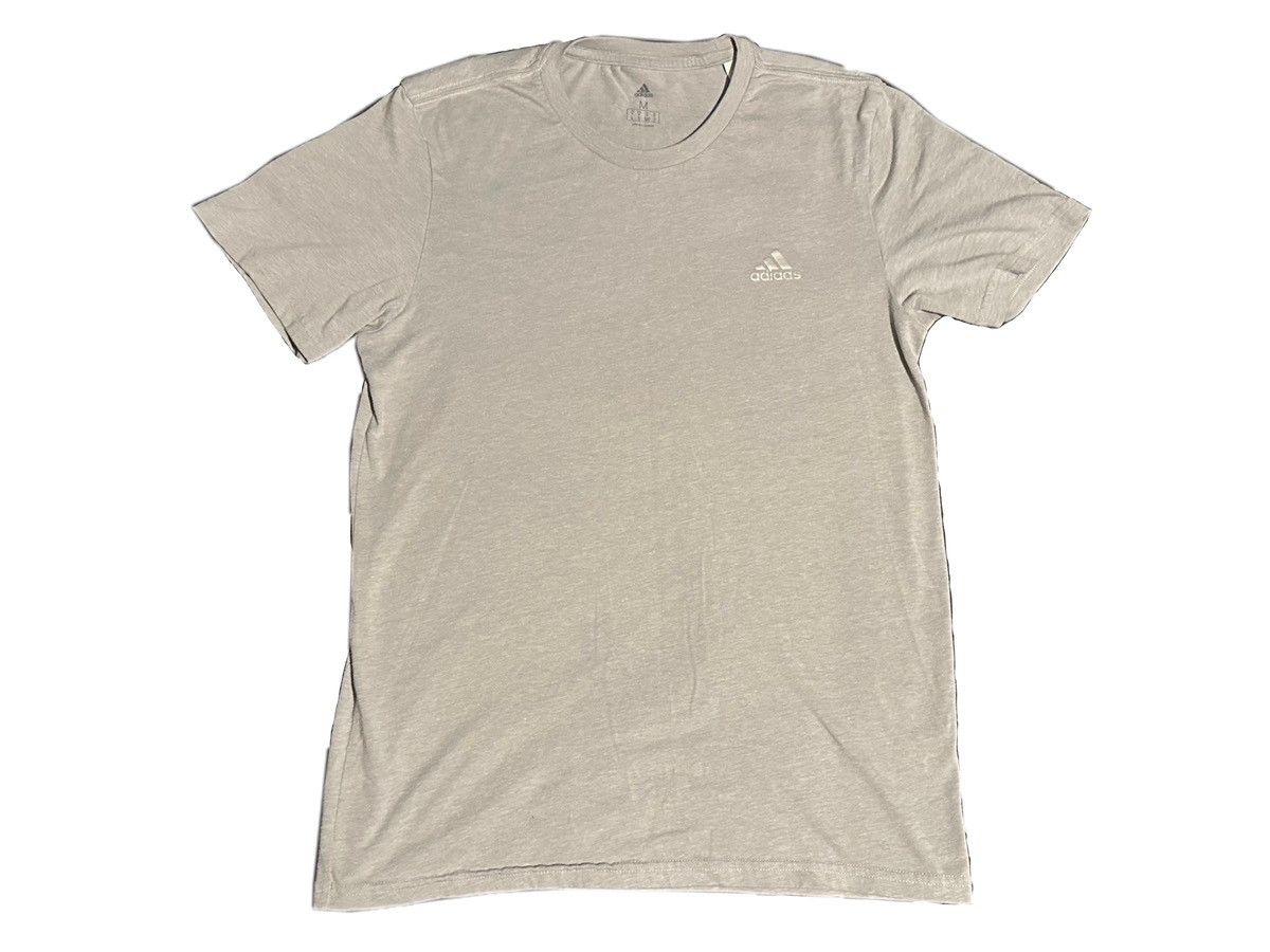 Adidas Adidas Small Logo Grey Tee Size US M / EU 48-50 / 2 - 1 Thumbnail