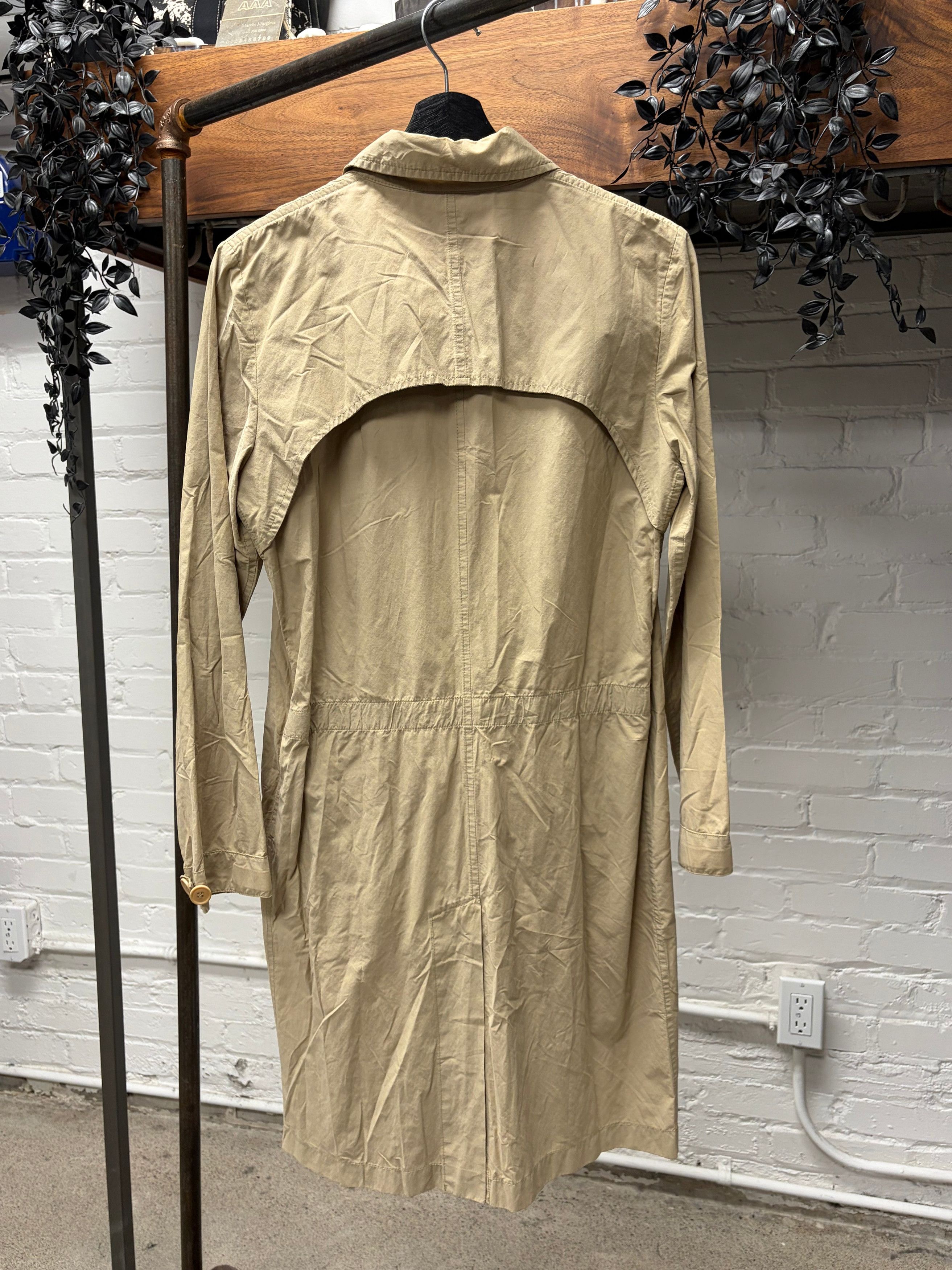 Helmut Lang 2000s Helmut Lang Backpack Bondage Strap Long Coat Size US S / EU 44-46 / 1 - 4 Thumbnail