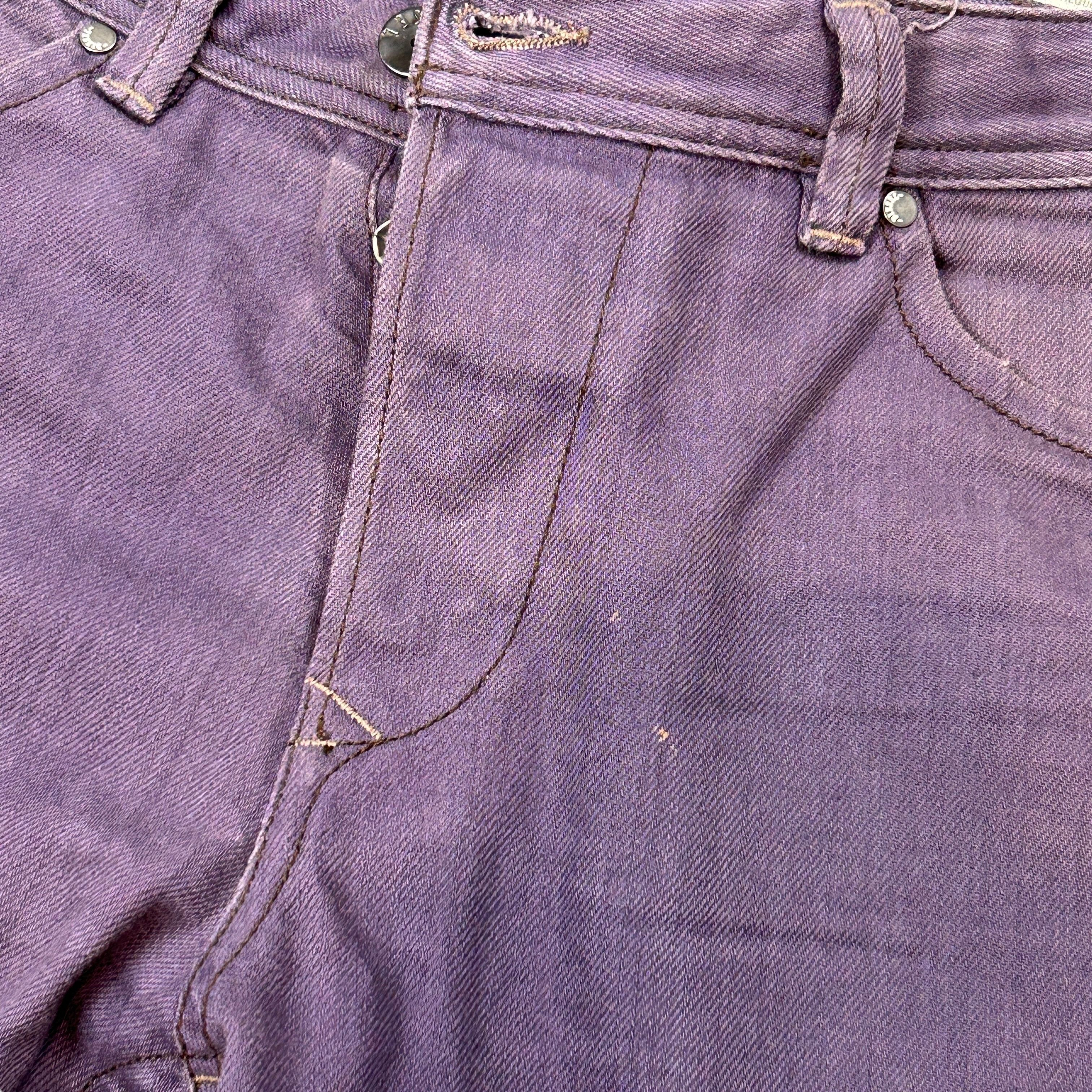 Diesel Diesel Darron Regular Slim Tapered Purple Denim Jeans W31L34 Size US 31 - 9 Thumbnail