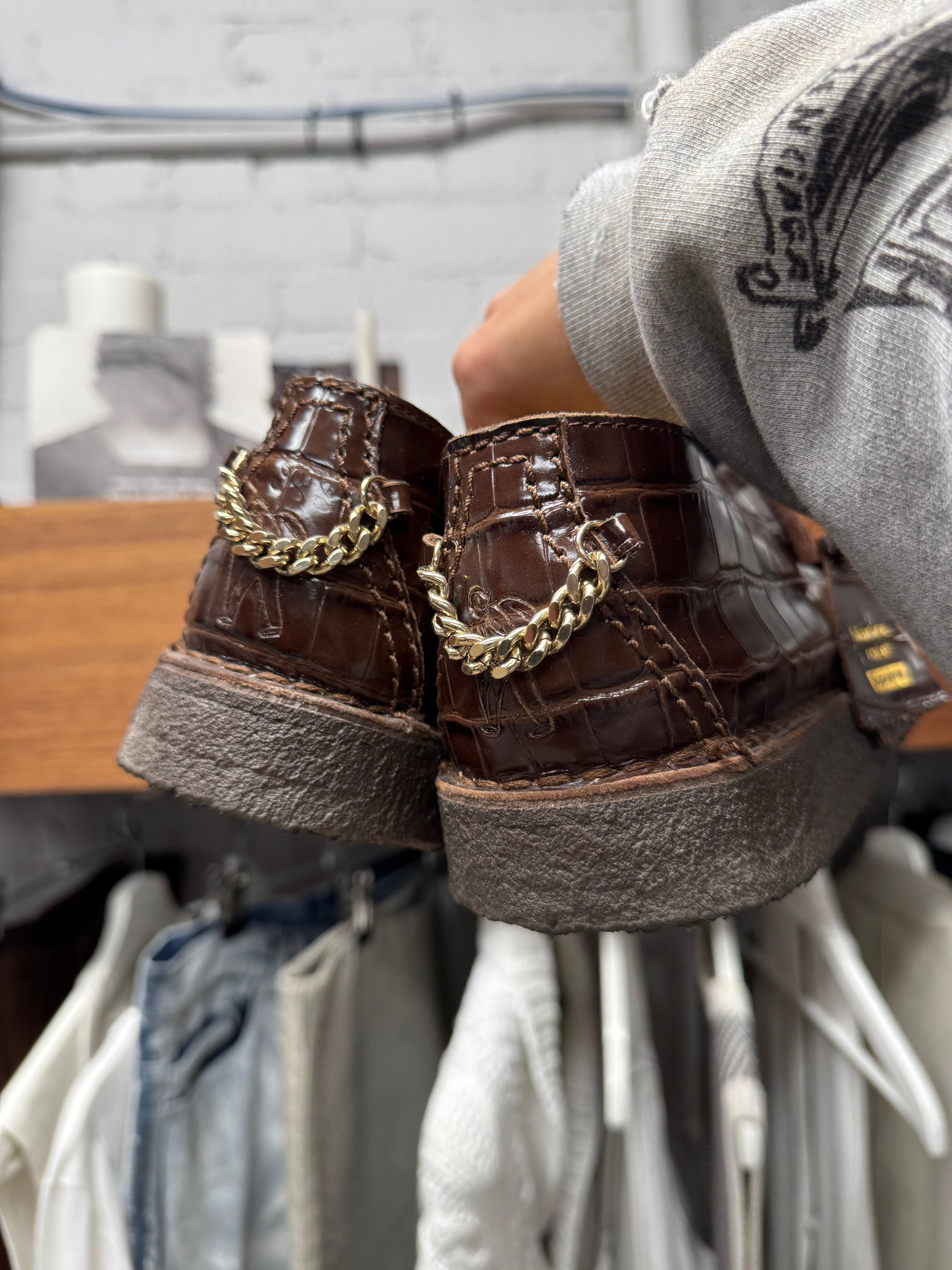 Martine Rose × Supreme Supreme X Martine Rose Brown Clarks’ Desert Trek Shoes Size US 10 / EU 43 - 3 Thumbnail