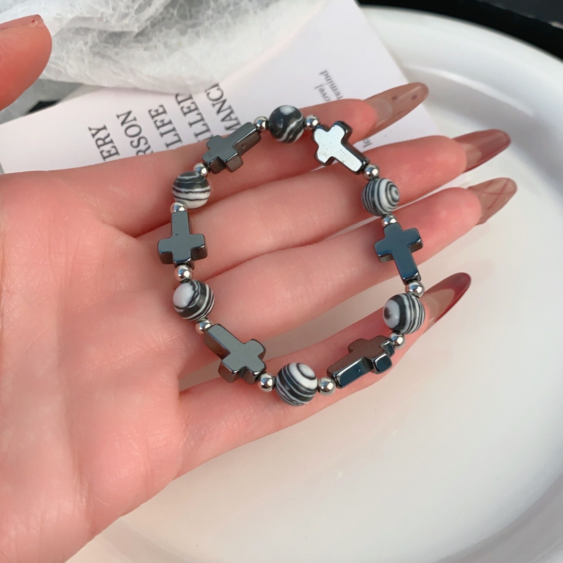 Jewelry Cross Vintage Bracelet Y2K Punk Chain Gotch Bracelets Chains Size ONE SIZE - 3 Thumbnail