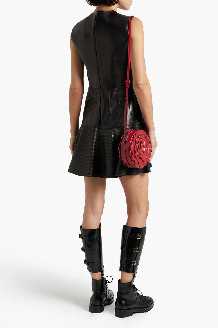 Valentino o1y0326 Mini Dress in Black Size M / US 6-8 / IT 42-44 - 3 Thumbnail