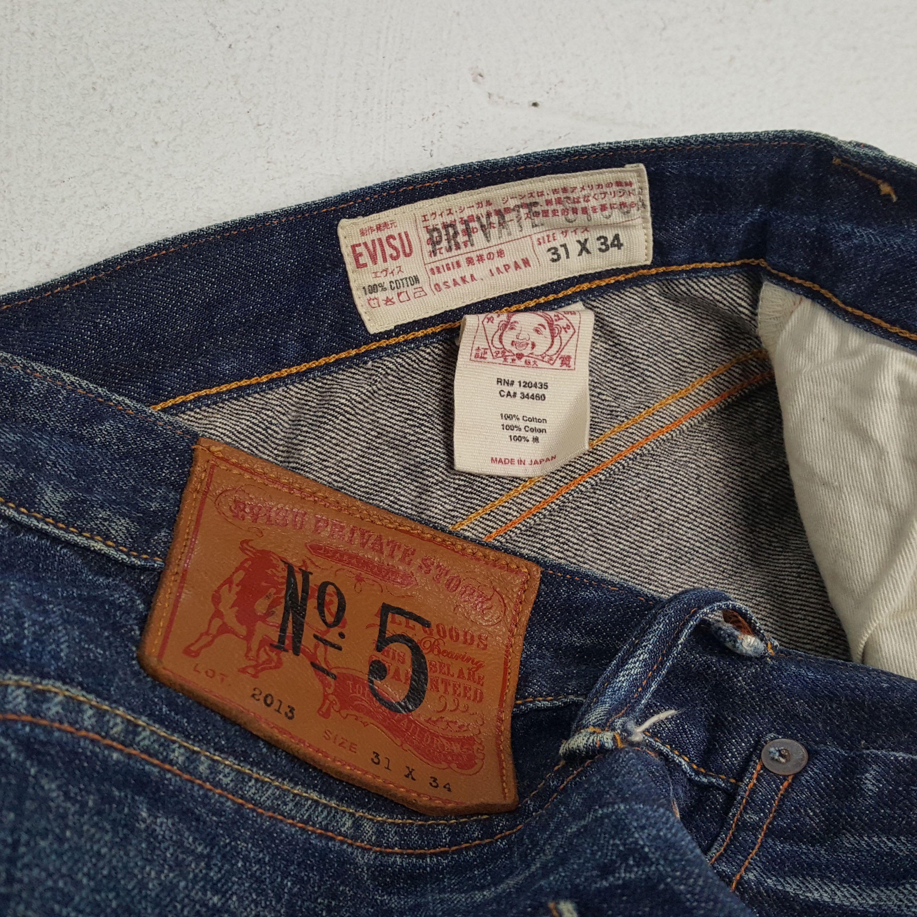 Evisu × Japanese Brand × Vintage Vintage EVISU Japanese Brand Daicock Custom Style Jeans Size US 31 - 15 Thumbnail