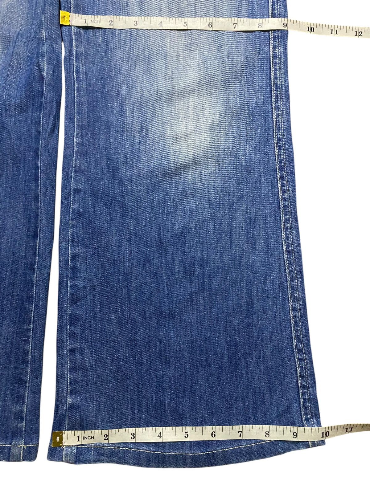 Japanese Brand Vintage Notify Blue Wash Distressed Baggy Jeans Size US 30 / EU 46 - 16 Thumbnail