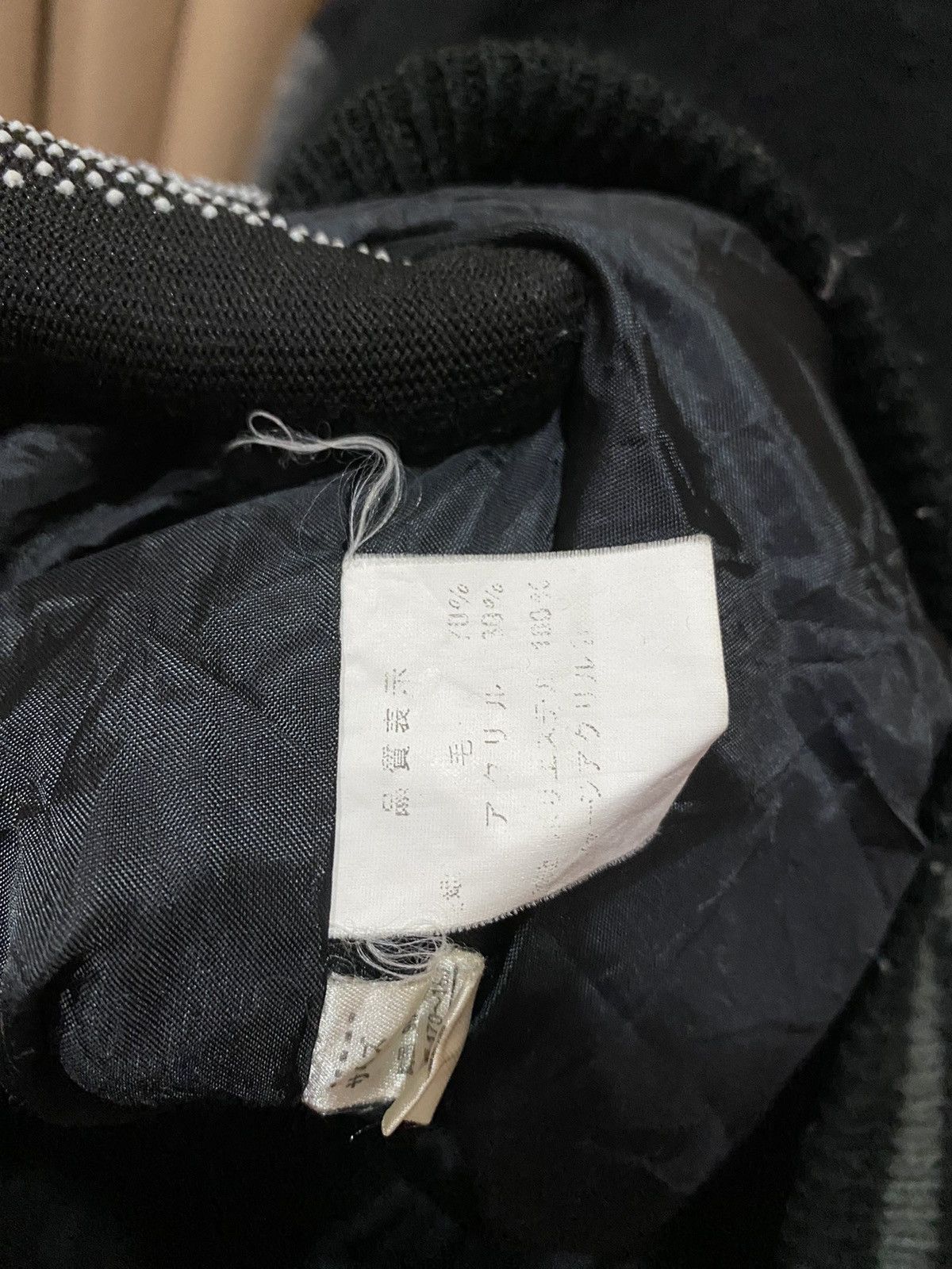 Other Vintagear Jacket – Black Wool Blend with Embroidered Motif Size US L / EU 52-54 / 3 - 4 Thumbnail