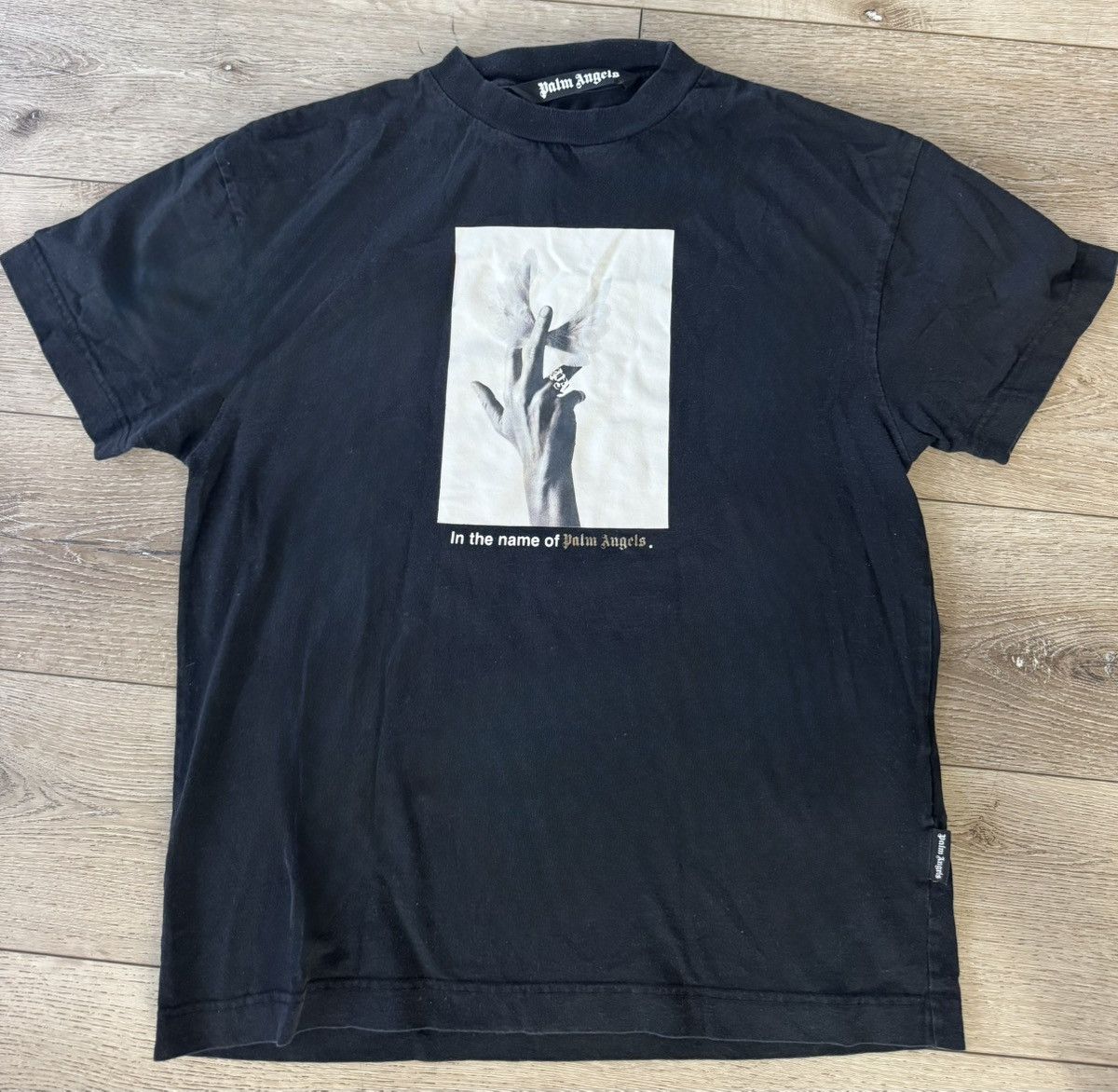 Palm Angels Black Palm Angels t-shirt Size US M / EU 48-50 / 2 - 2 Thumbnail