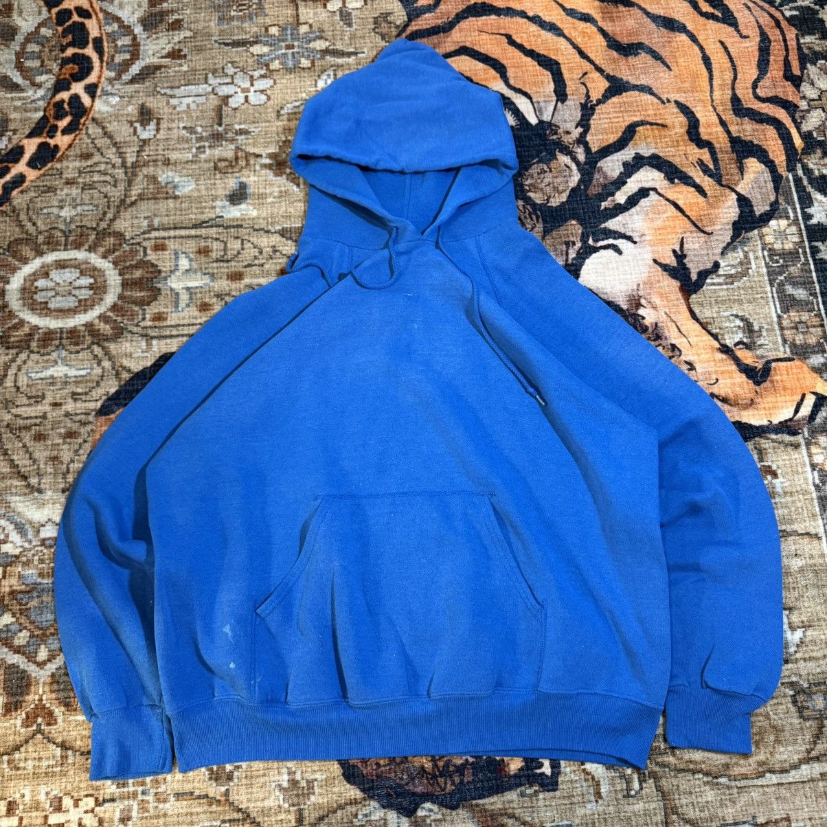 Other Vintage 80's Grunge Blue Essential Skater Hoodie ! Size US L / EU 52-54 / 3 - 1 Thumbnail