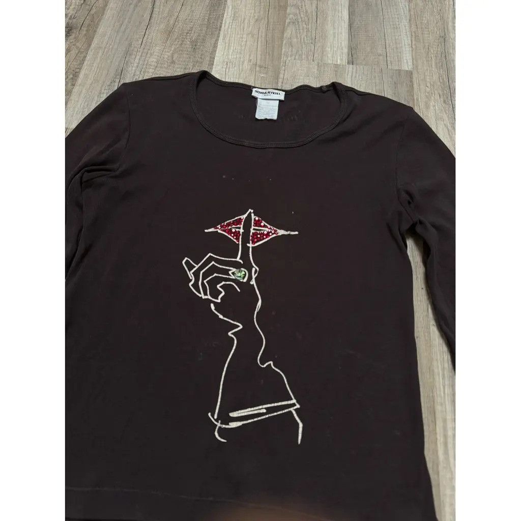 Sonia Rykiel Sonia Rykiel Longsleeve top Size: M Size M / US 6-8 / IT 42-44 - 3 Thumbnail