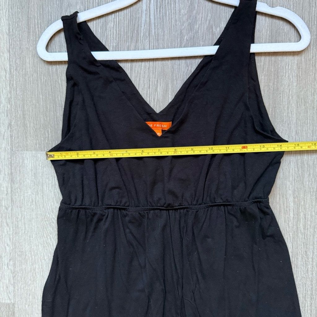 Joe Freshgoods Joe Fresh Black V-Neck Sundress Size M / US 6-8 / IT 42-44 - 9 Thumbnail
