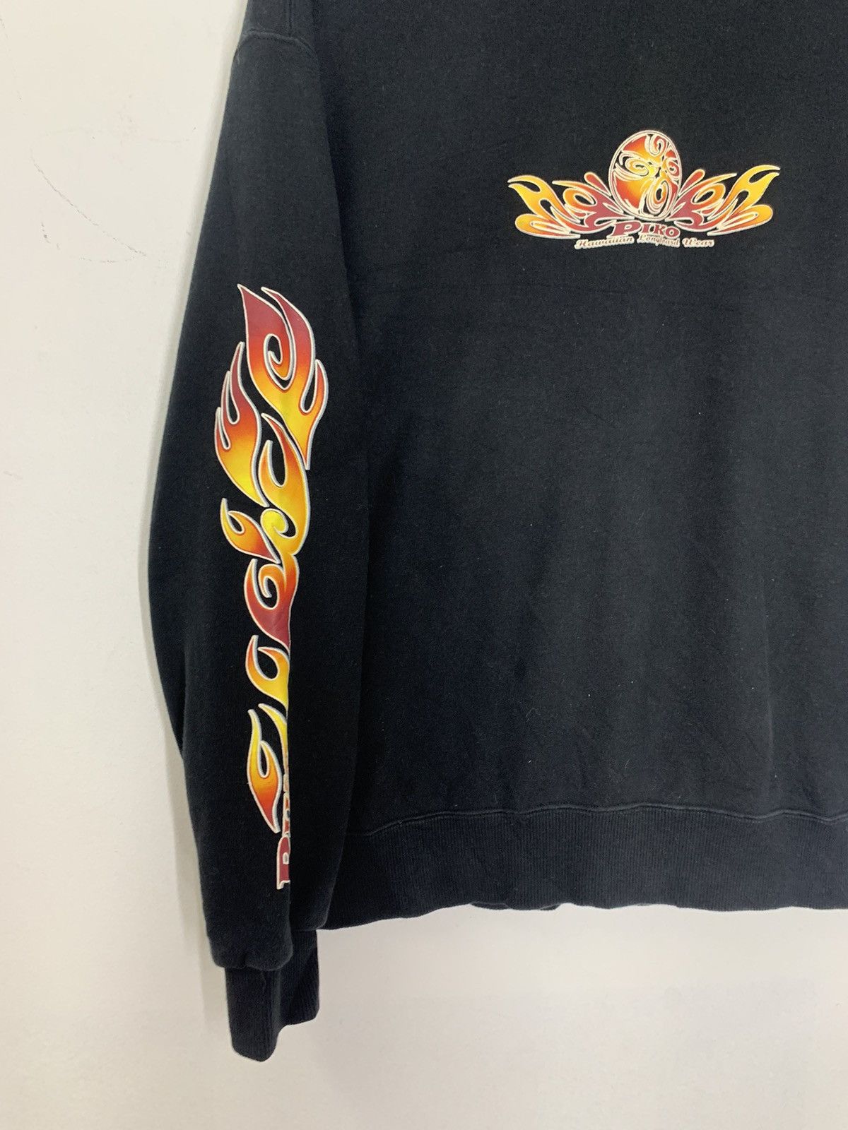 Quiksilver × Ron Jon Surf Shop Piko Surfing Longboards Flames Sweatshirt Size US M / EU 48-50 / 2 - 3 Thumbnail
