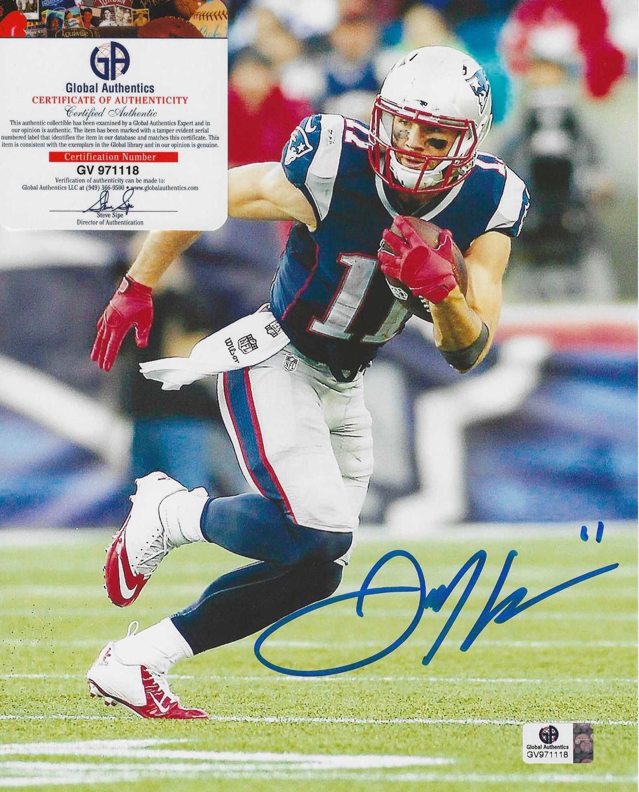 Other Julian Edelman Patriots Autographed 8x10 Photo coa W/Frame Size ONE SIZE - 4 Thumbnail