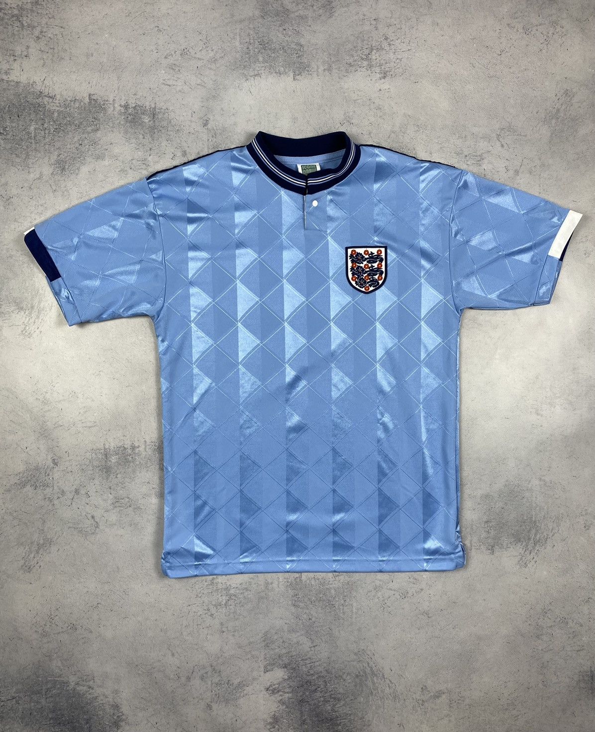 Other ENGLAND TEAM 1987/1989 2023 JERSEY THIRD SCORE DRAW REMAKE Size US L / EU 52-54 / 3 - 3 Thumbnail