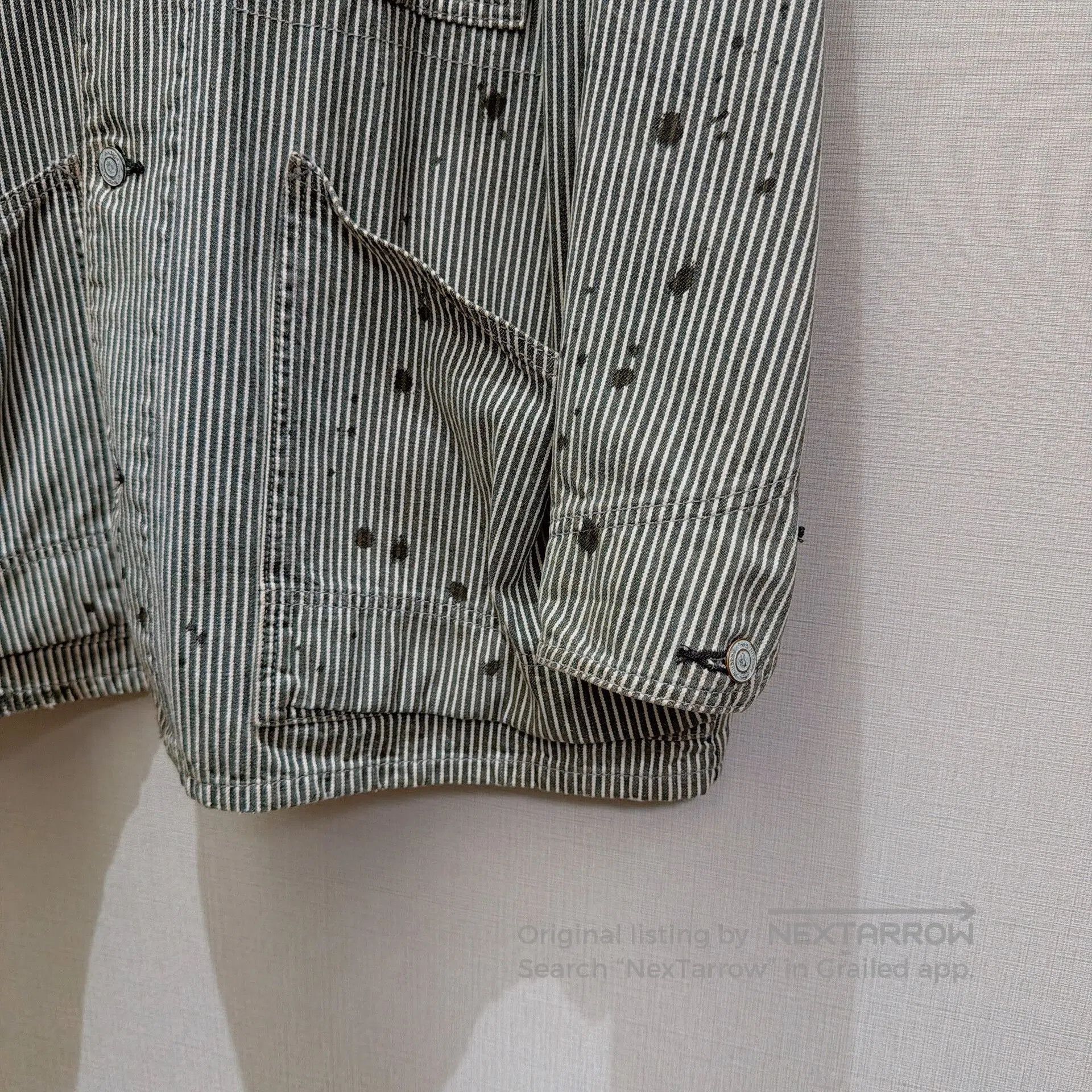 Neighborhood Neighborhood Urban Striped Work Jacket. Size US M / EU 48-50 / 2 - 3 Thumbnail