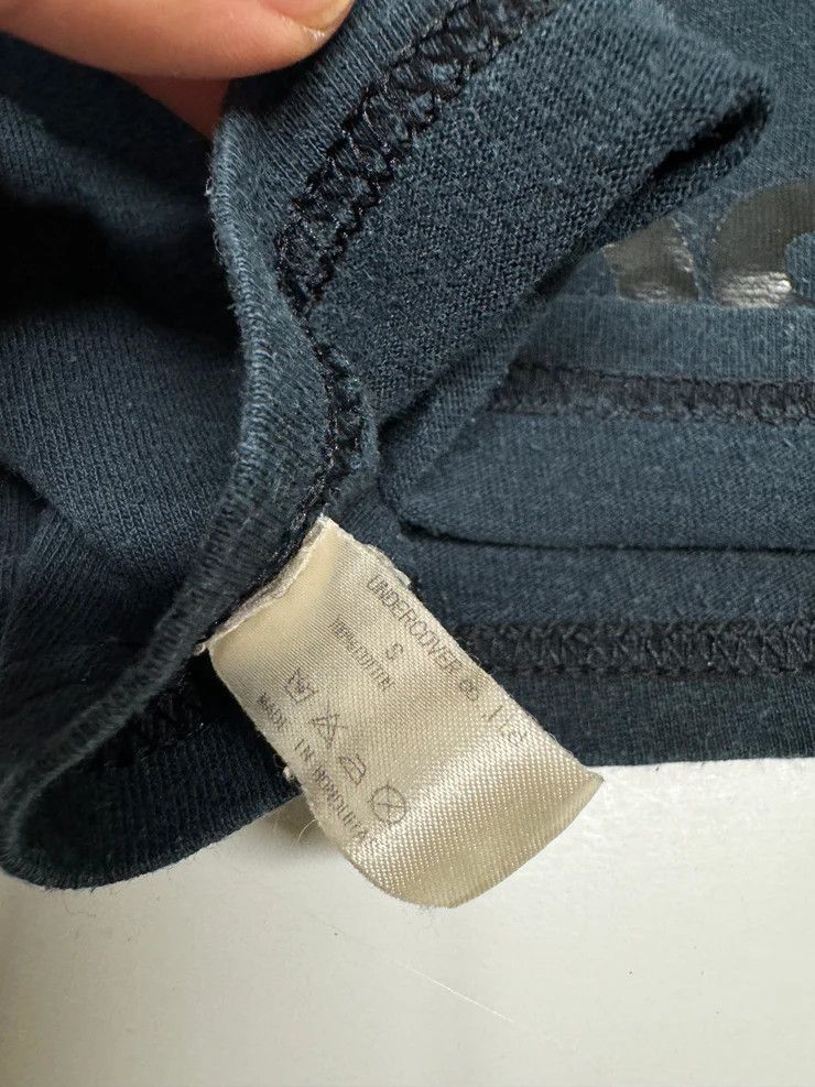 Undercover Undercover By Jun Takahashi Black U Navy Tee Size US S / EU 44-46 / 1 - 2 Thumbnail