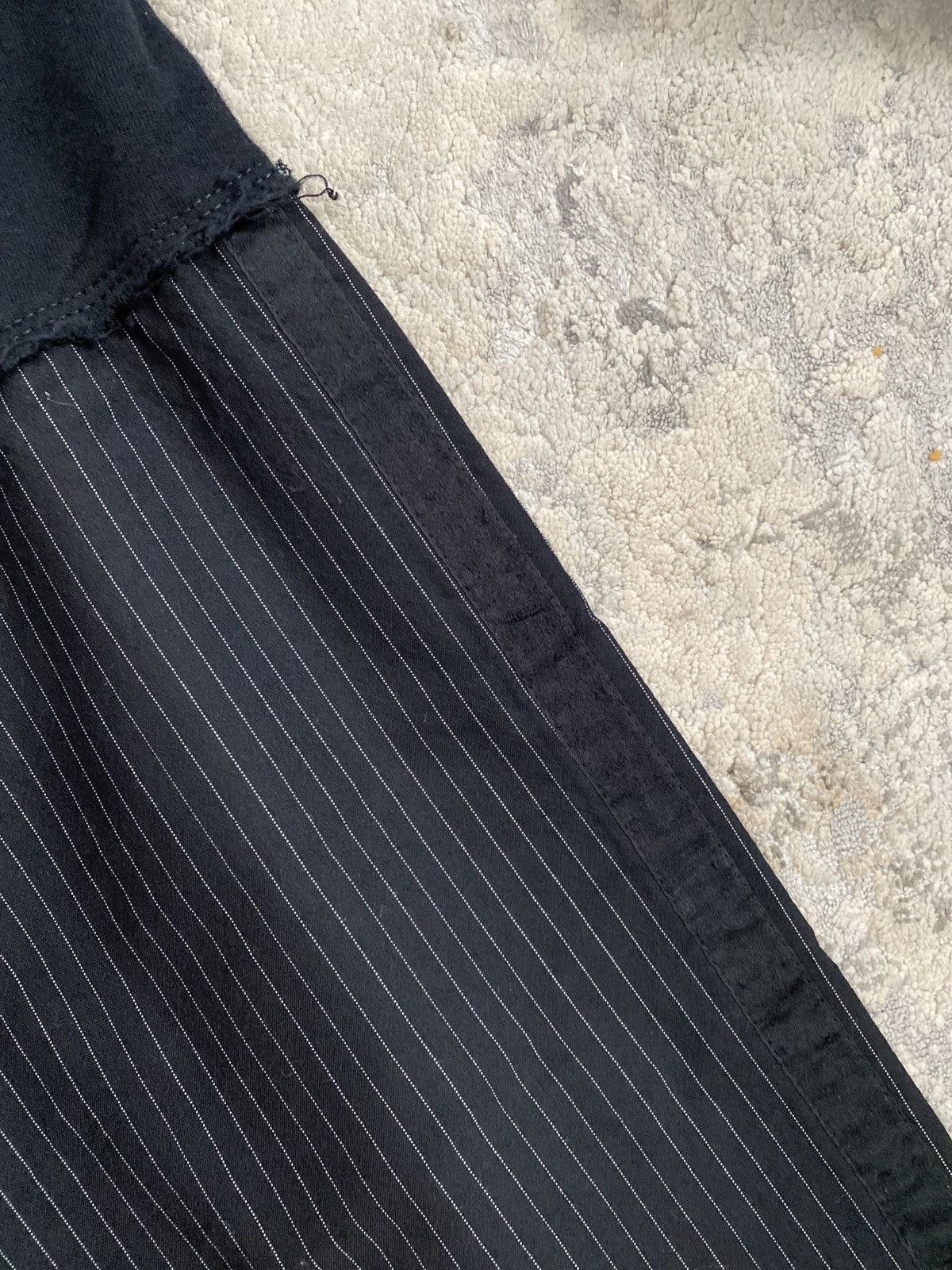 Number (N)ine AW05 The High Streets Hybrid Cargo Sweapant/Cotton Pants Size US 30 / EU 46 - 5 Thumbnail