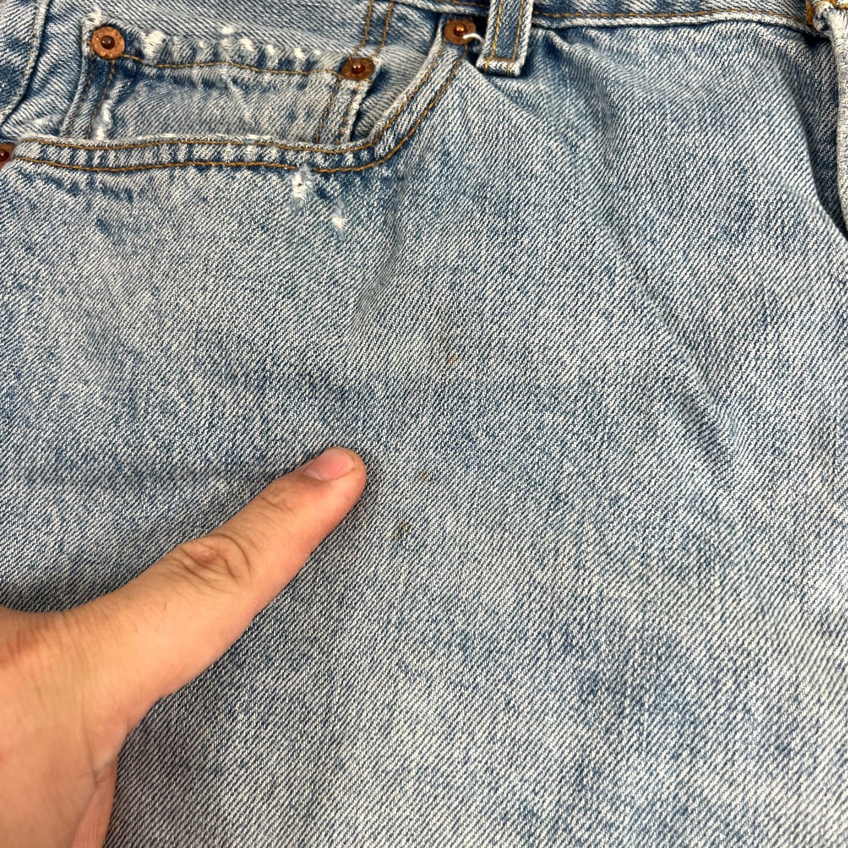 Levi's VINTAGE Levi's 501 Jeans Mens 38x30 Denim Straight Classic Classic Fit Mid Rise Blue 80s 90s Retro Size US 38 / EU 54 - 3 Thumbnail