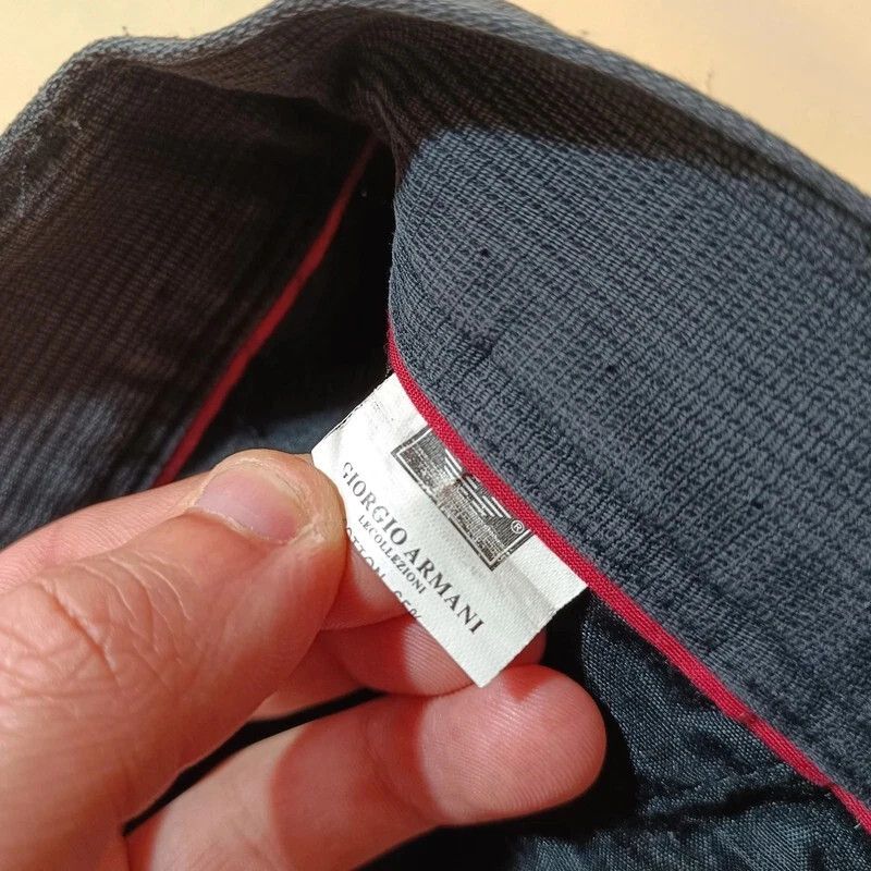 Giorgio Armani VTG Giorgio Armani A/X Le Collezioni Black Pants Curdoroy 34 Size US 34 / EU 50 - 16 Thumbnail