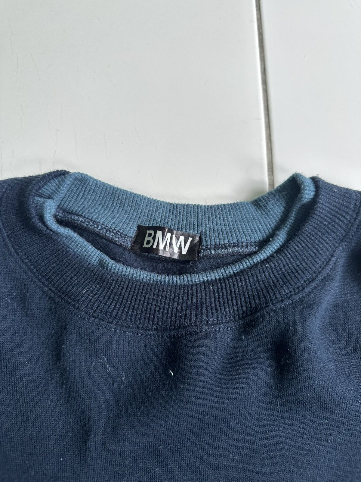 BMW × Vintage Vtg BMW dark blue sweatshirt Size US L / EU 52-54 / 3 - 4 Thumbnail