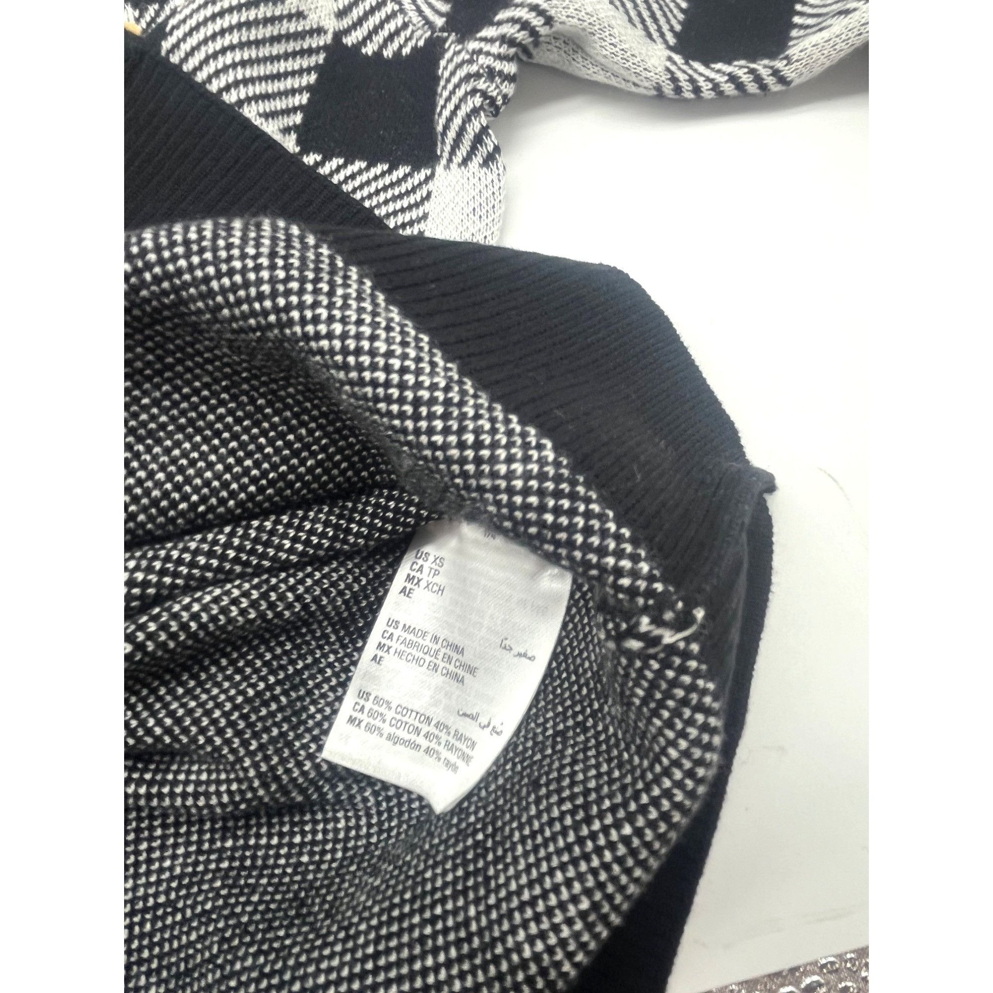 Other Charter Club Plaid Sequined Cardigan, Cloud Combo, XS Size XS / US 0-2 / IT 36-38 - 8 Thumbnail