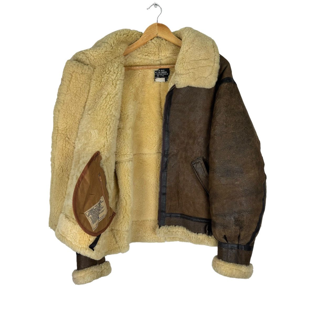Avirex ☀️80s AVIREX LIMITED SHEEPSKIN B3 LEATHER JACKET Size US M / EU 48-50 / 2 - 7 Thumbnail