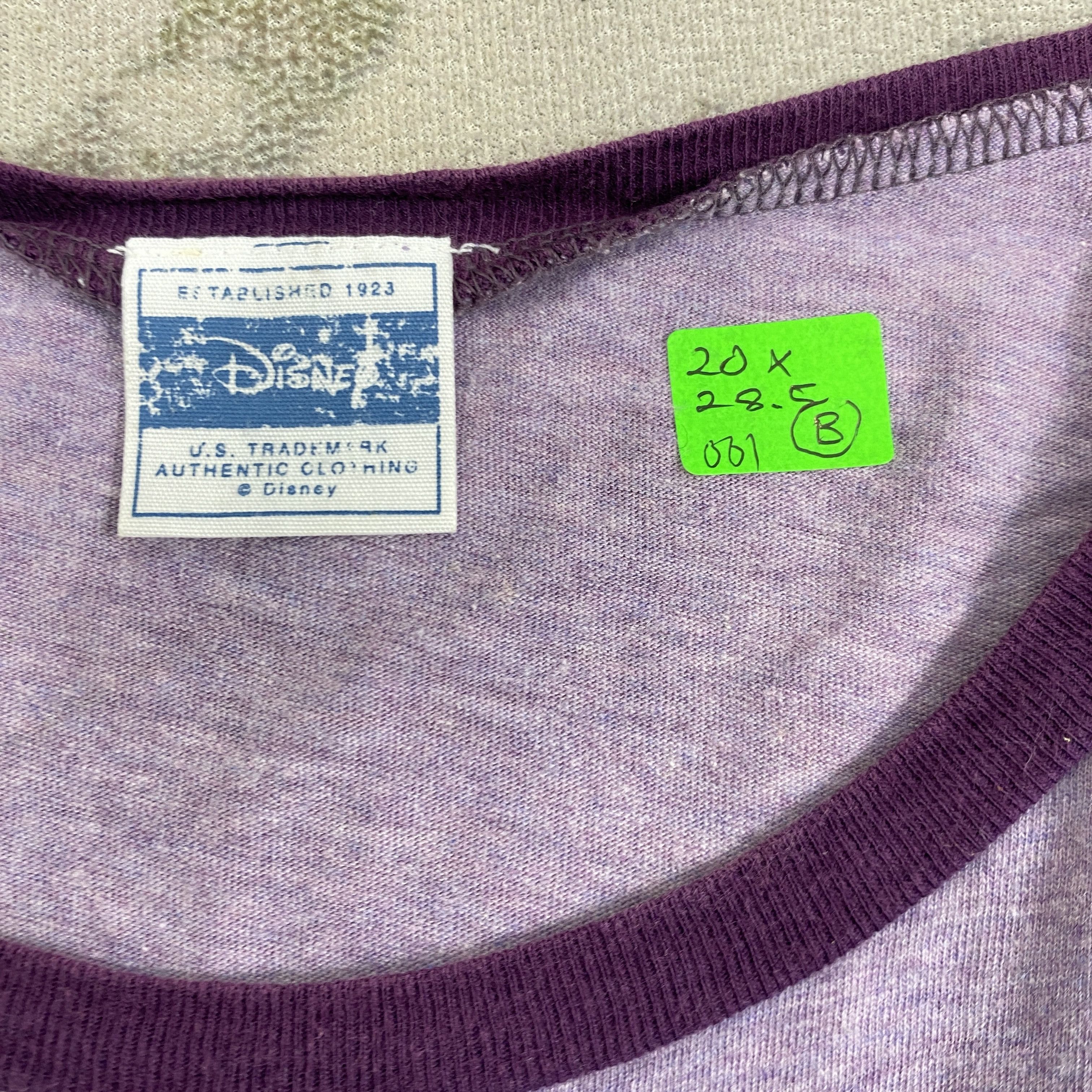 Cartoon Network Vintage Disney Mickey Mouse Ringer Large T Shirt -B001 Size US L / EU 52-54 / 3 - 3 Thumbnail