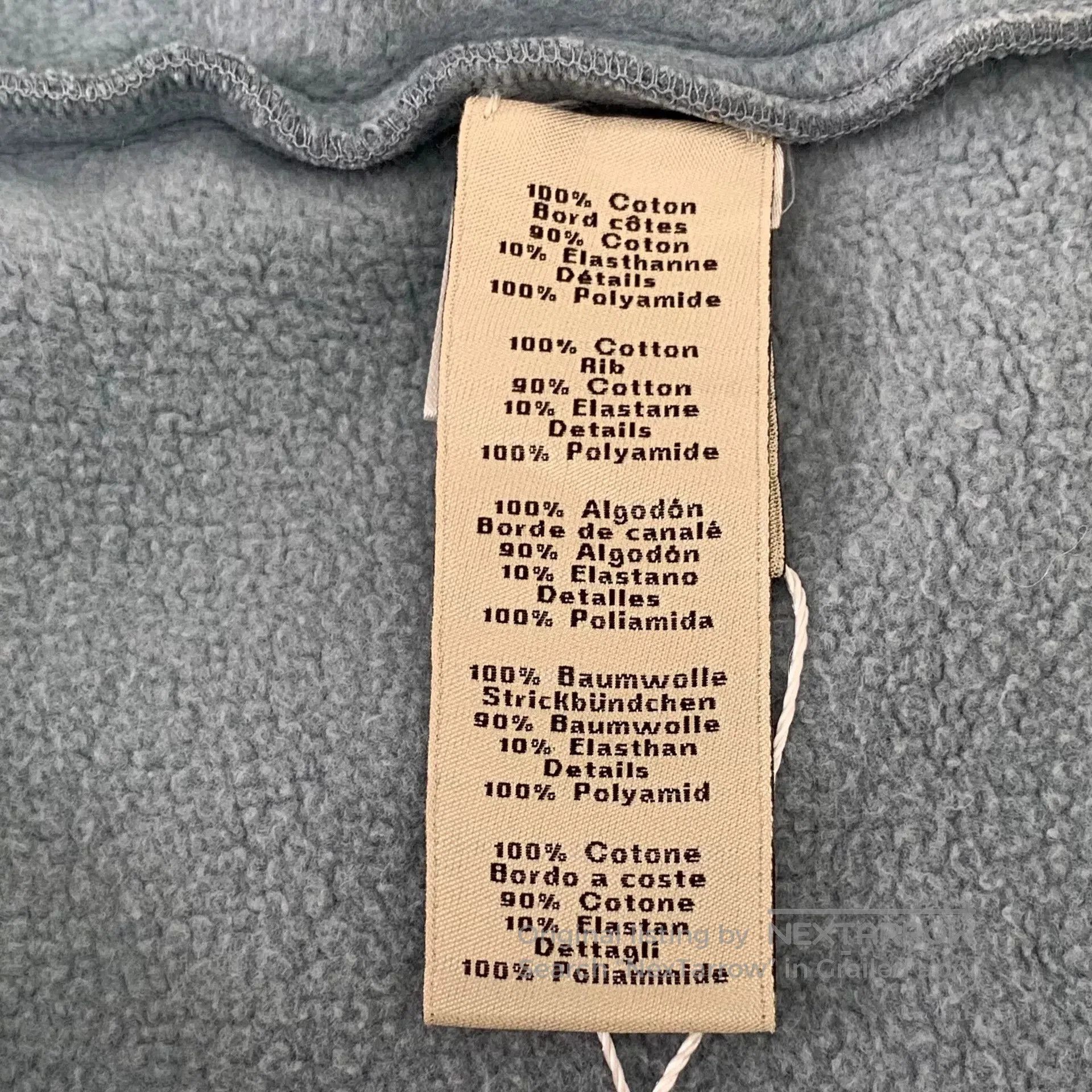Hermes light blue cotton hooded sweatshirt. Size US M / EU 48-50 / 2 - 6 Thumbnail