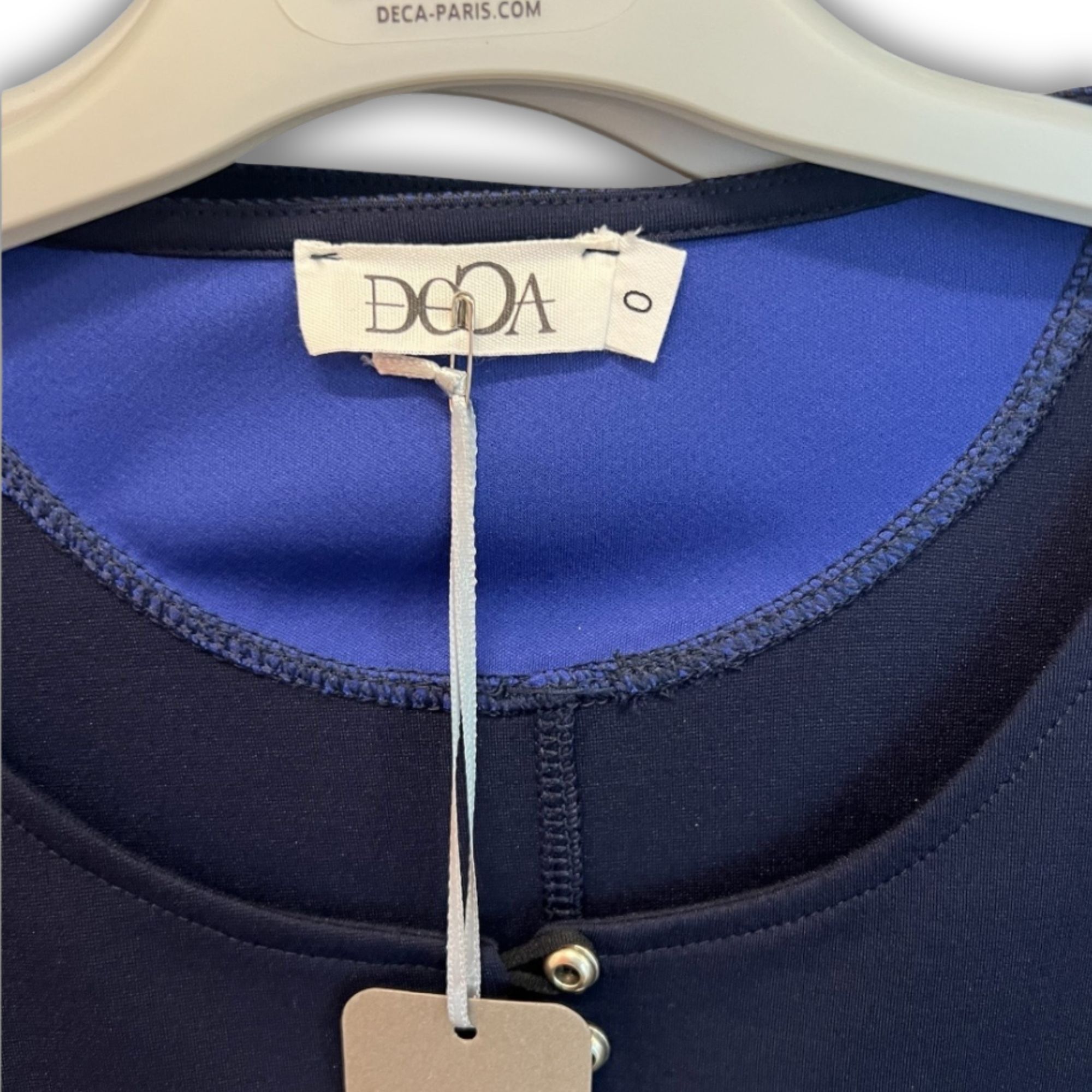 Other Deca Paris Long Sleeve Cropped Top Navy XS Size XS / US 0-2 / IT 36-38 - 5 Thumbnail