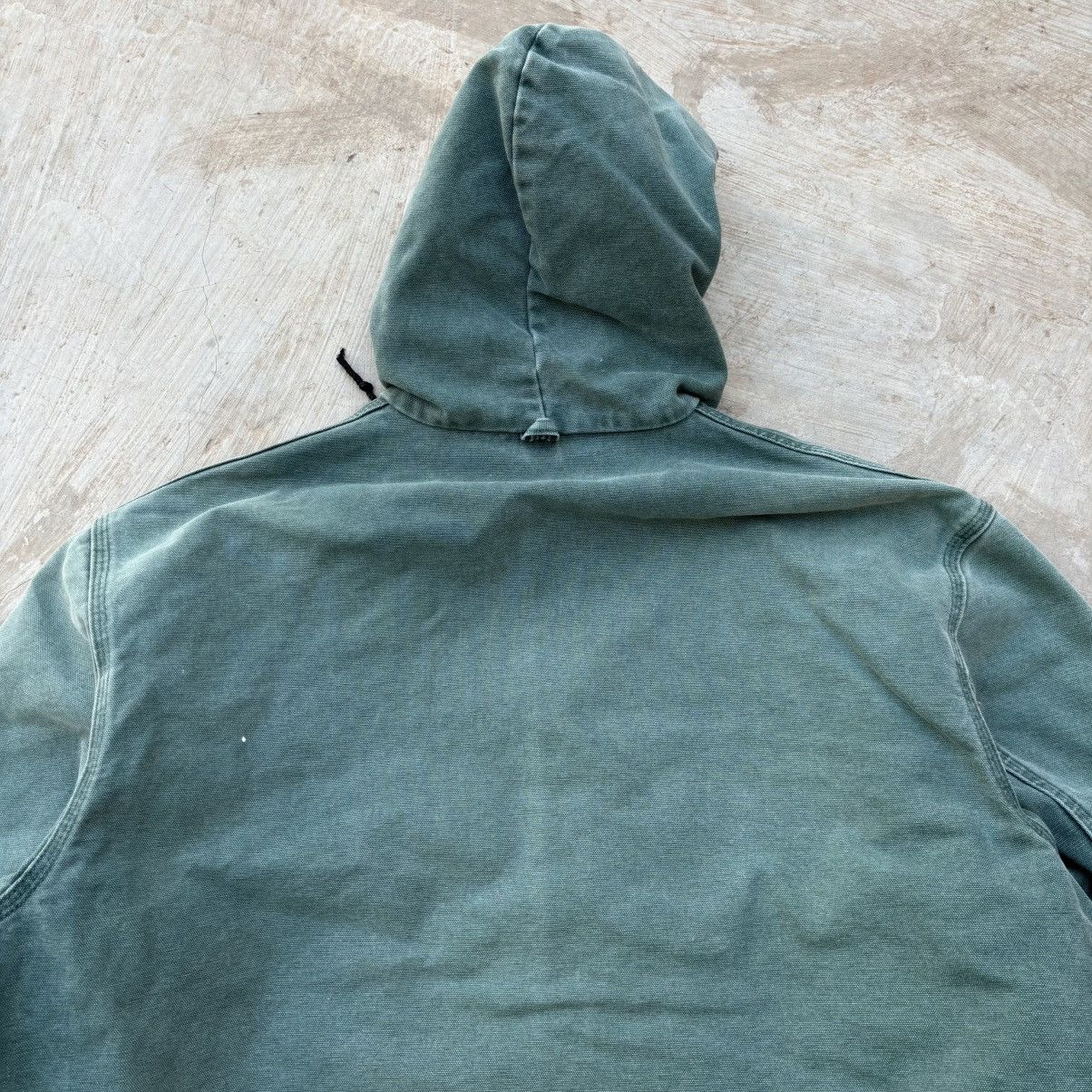 Carhartt Vintage 90s Sunfaded Carhartt Active Hooded Jacket Size US L / EU 52-54 / 3 - 7 Thumbnail
