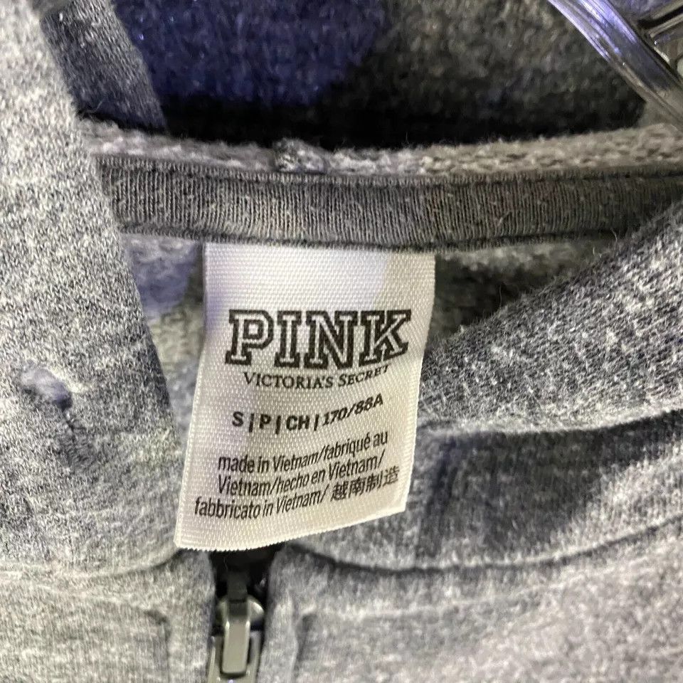 Victoria's Secret Victoria's Secret PINK Hoodie Women's Small Full Zip Cotton Size S / US 4 / IT 40 - 4 Thumbnail