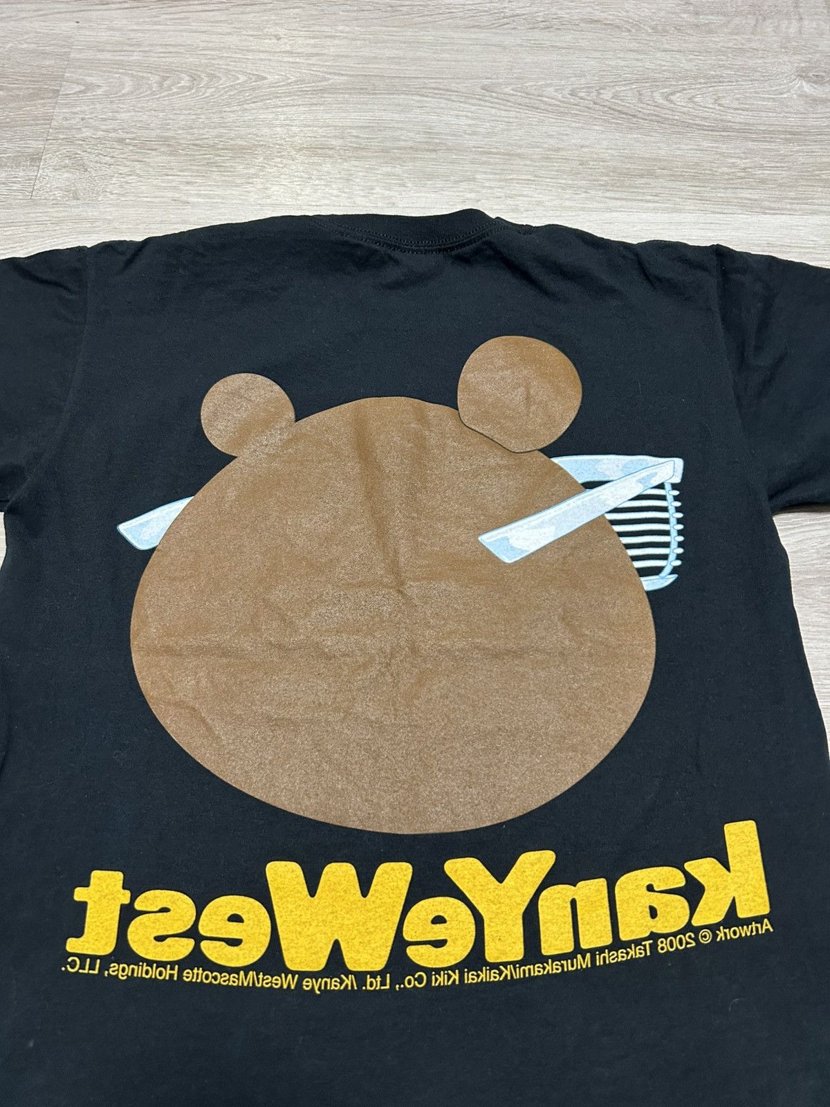 Kanye West Vintage Kanye West Bear big logo x Takashi Murakami 2008 Size US S / EU 44-46 / 1 - 12 Thumbnail