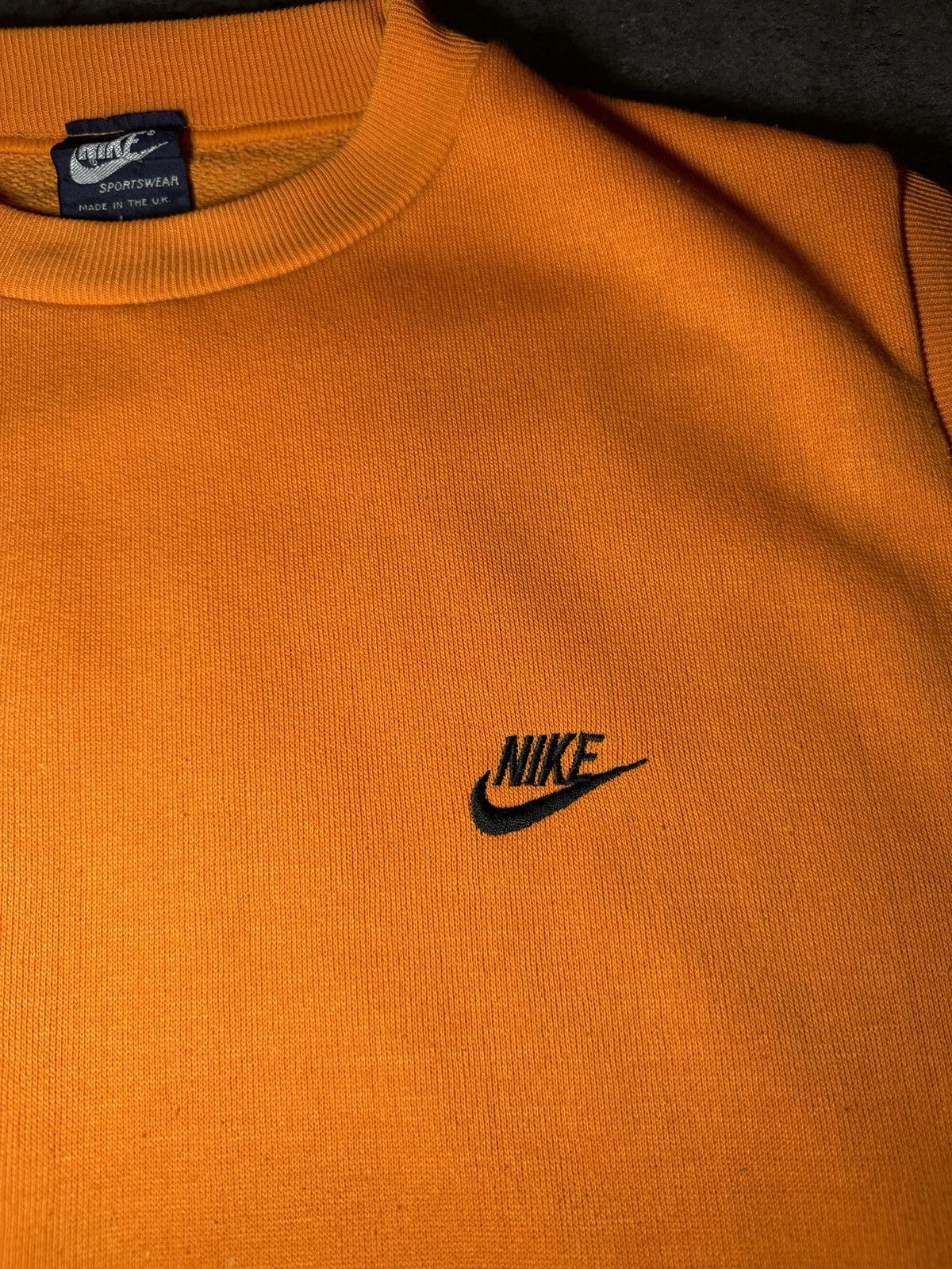 Nike × Vintage Nike 80s vintage tank top sleeveless orange boxy swoosh y2k Size US L / EU 52-54 / 3 - 3 Thumbnail