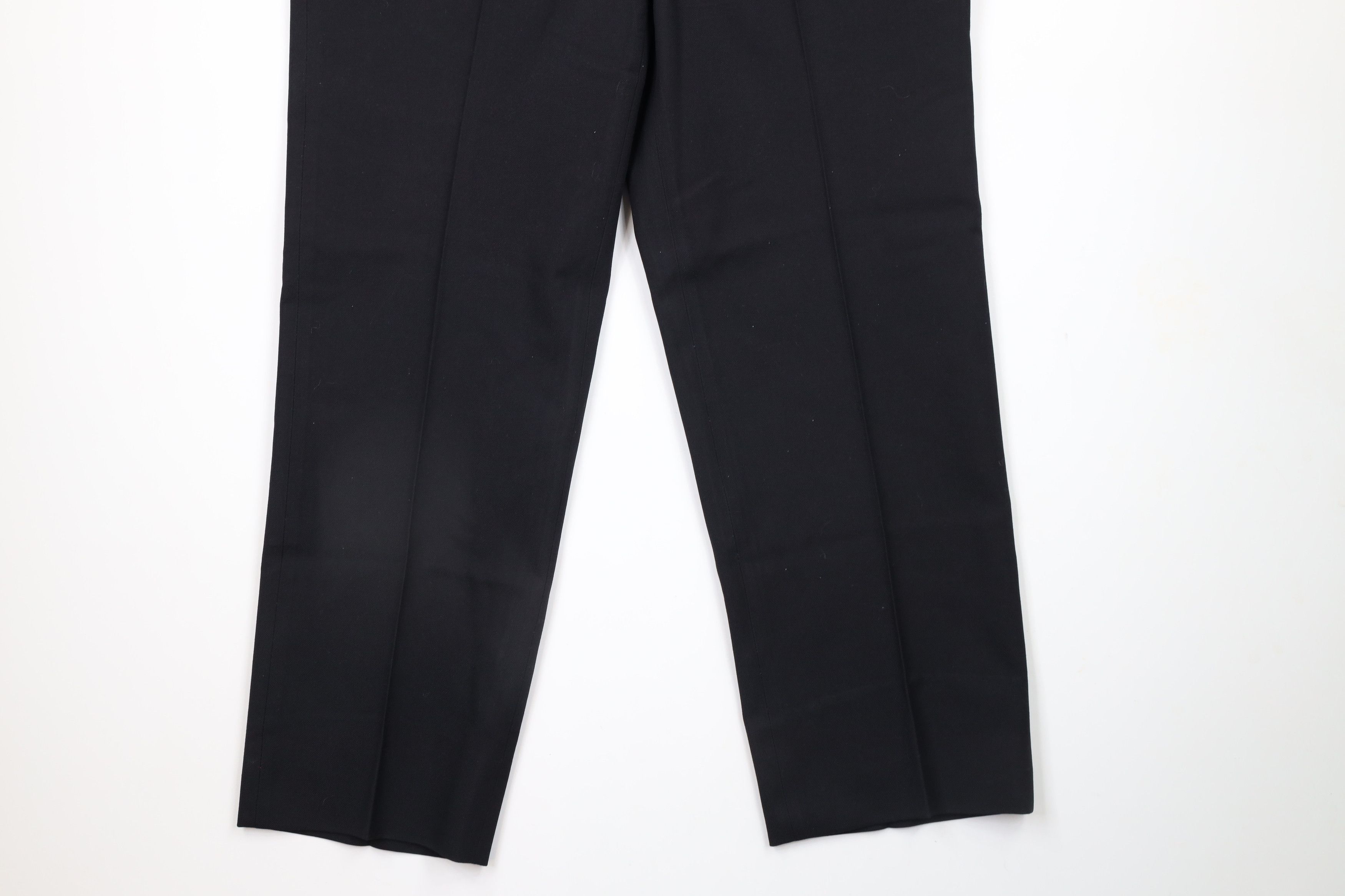 Vintage Vintage 70s Vietnam War Wool Serge Military Pants Navy USA Size US 36 / EU 52 - 4 Thumbnail