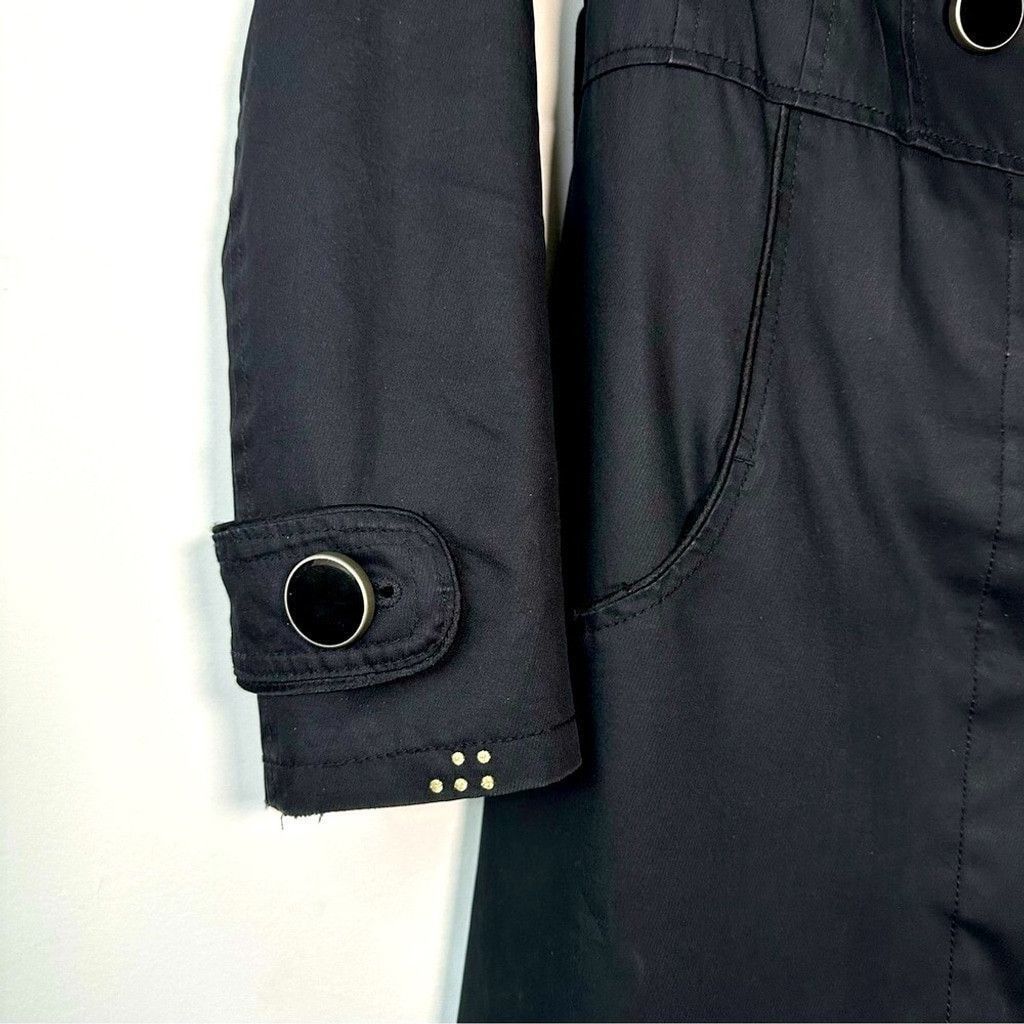 Soia & Kyo Soia&Kyo Mid Length Double Breasted Trench Coat Black Small Size S / US 4 / IT 40 - 6 Thumbnail