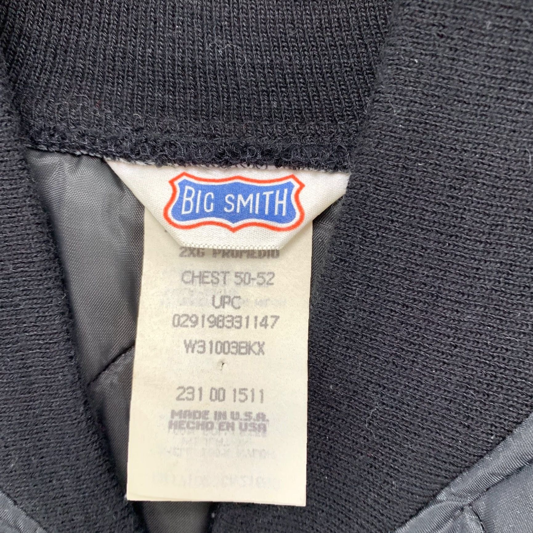 Vintage VINTAGE Big Smith Quilted Vest Jacket Mens 3XL Black Made USA Size US XXL / EU 58 / 5 - 3 Thumbnail