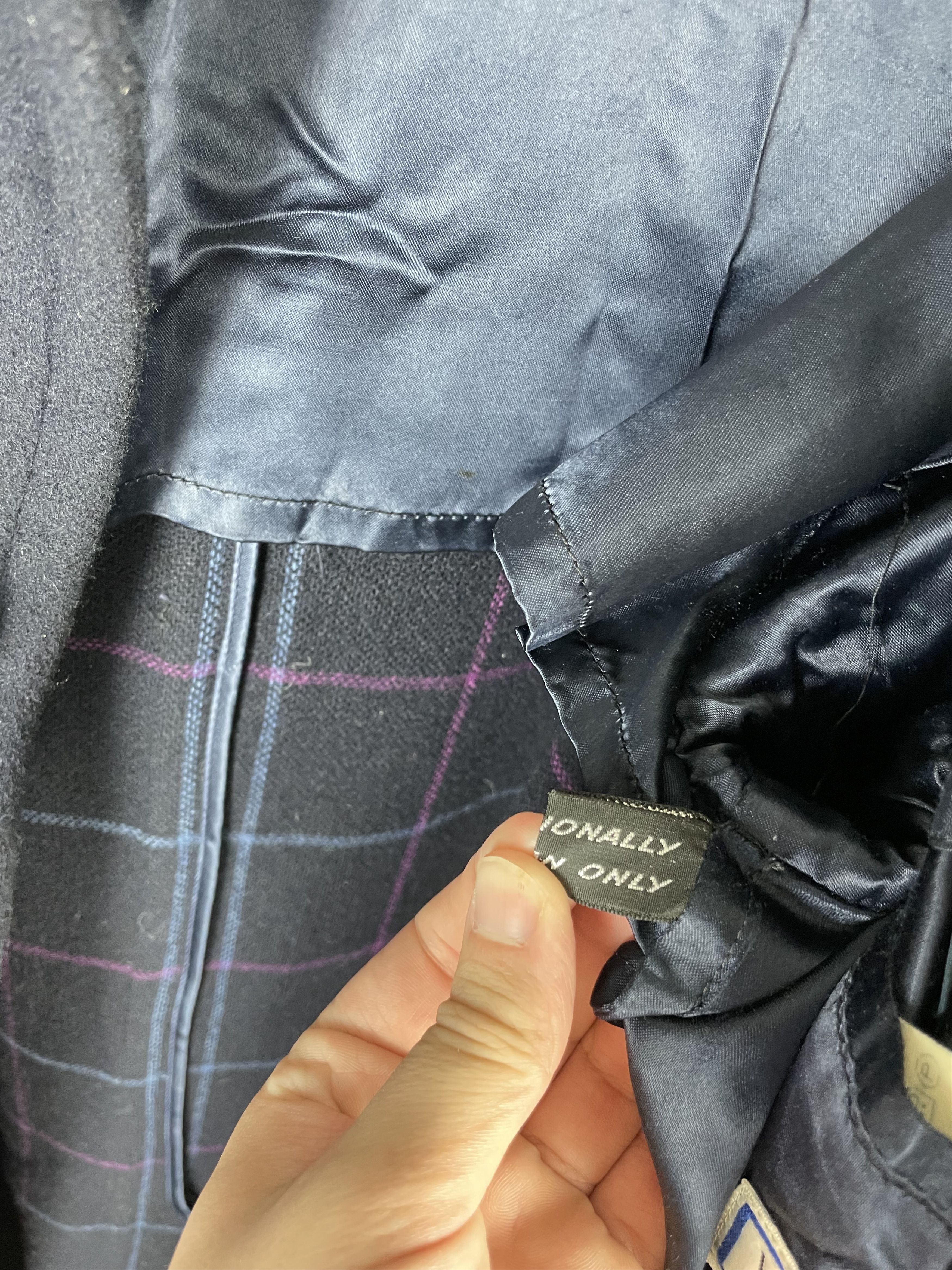Vintage Vintage Yves Saint Laurent Wool Trench Coat Size XL / US 12-14 / IT 48-50 - 8 Thumbnail