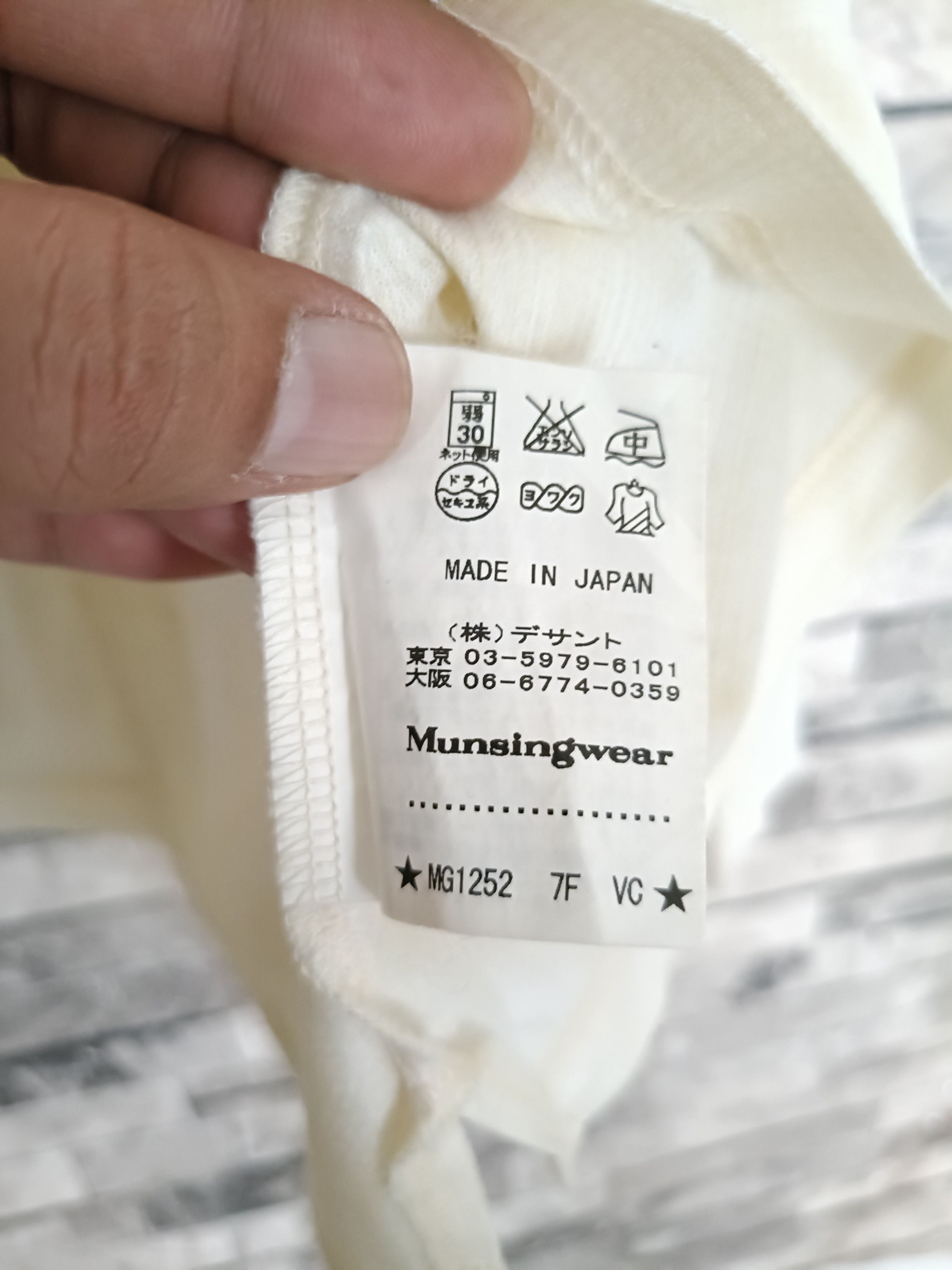 Japanese Brand Munsing wear grand slam long sleeve polo shirt Size US L / EU 52-54 / 3 - 7 Thumbnail