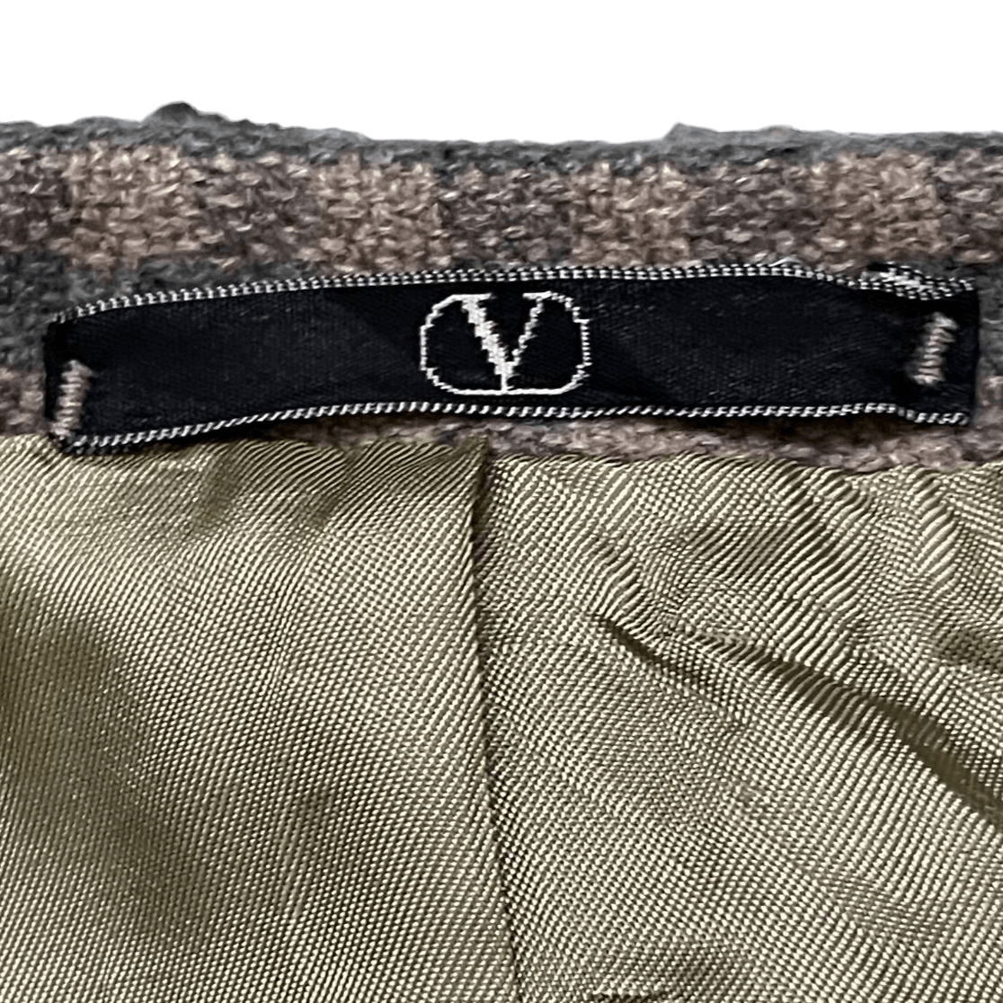 Valentino Vintage Valentino Garavani Wool Cahsmere houndstooth Blazer Size US L / EU 52-54 / 3 - 9 Thumbnail