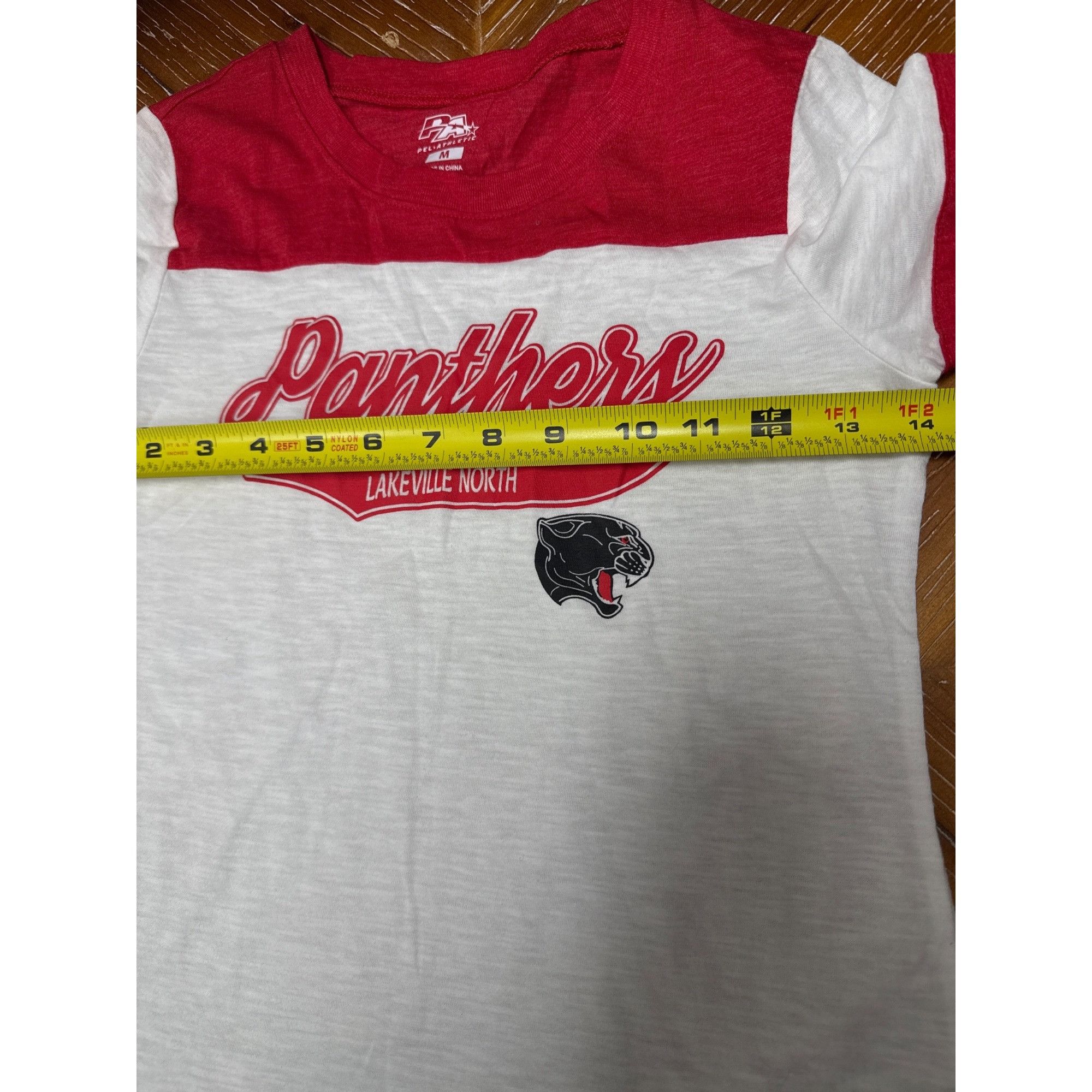 Other Lakeville North Panthers Kids Red & White Graphic T-Shirt By Size M / US 6-8 / IT 42-44 - 3 Thumbnail