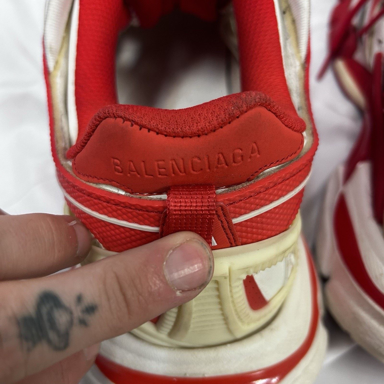 Balenciaga Balenciaga Track 2 Sneakers White Red EU 42 US 9  display picture 2