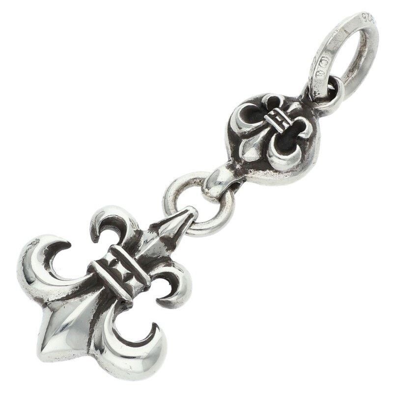 Chrome Hearts Chrome Hearts Fleur Charm Silver Necklace Size ONE SIZE - 2 Thumbnail