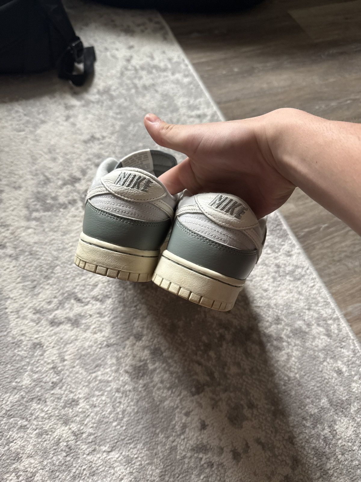 Nike Mica Green Dunks Size US 10 / EU 43 - 4 Thumbnail