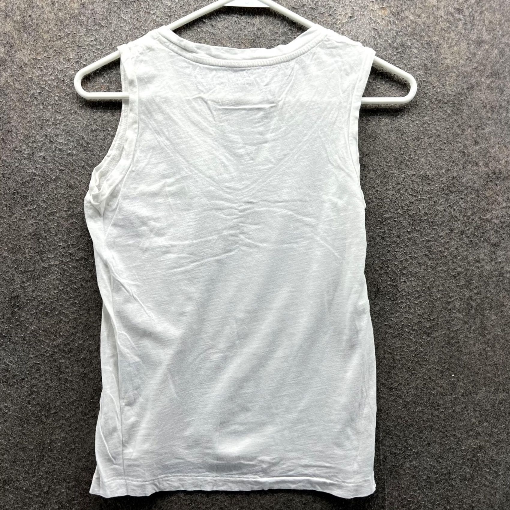 Madewell Madewell Tank Top Womens XXS White Pocket Scoop Neck Sleeveless Jersey Size XXS / US 00 / IT 34 - 5 Thumbnail