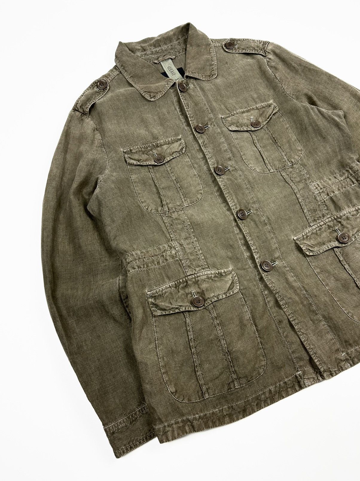 Alpha Industries × Diesel Military Milestone Linen Shirt Overshirt Jacket Size US L / EU 52-54 / 3 - 4 Thumbnail