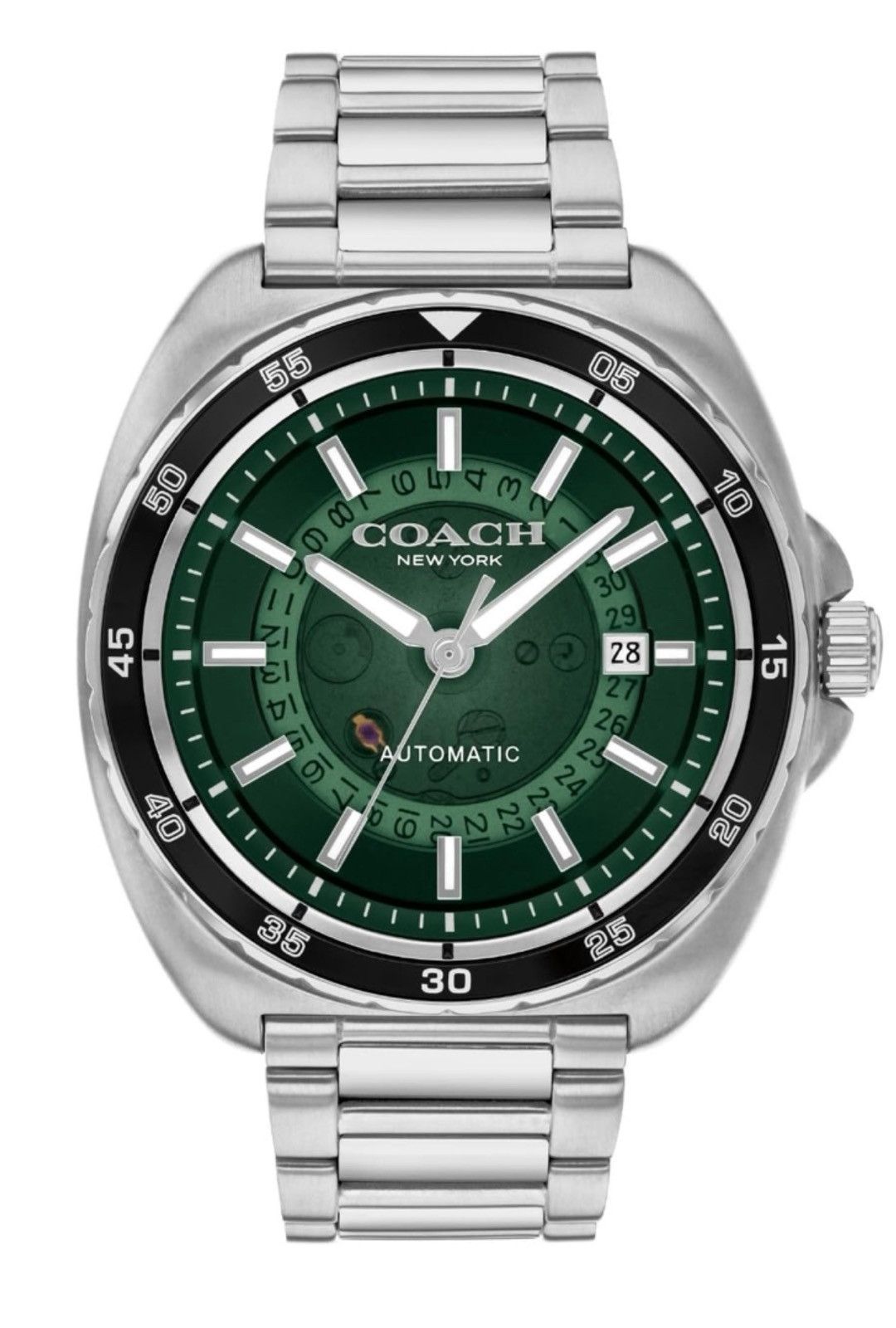 Coach Coach Watch Charter Automatic 44mm 14602713 Men Silver Size ONE SIZE - 11 Thumbnail