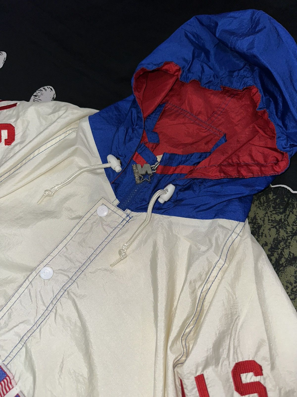 Starter × USA Olympics × Vintage Vintage Rare Starter USA Olympics 1996 90’s Size US XL / EU 56 / 4 - 4 Thumbnail