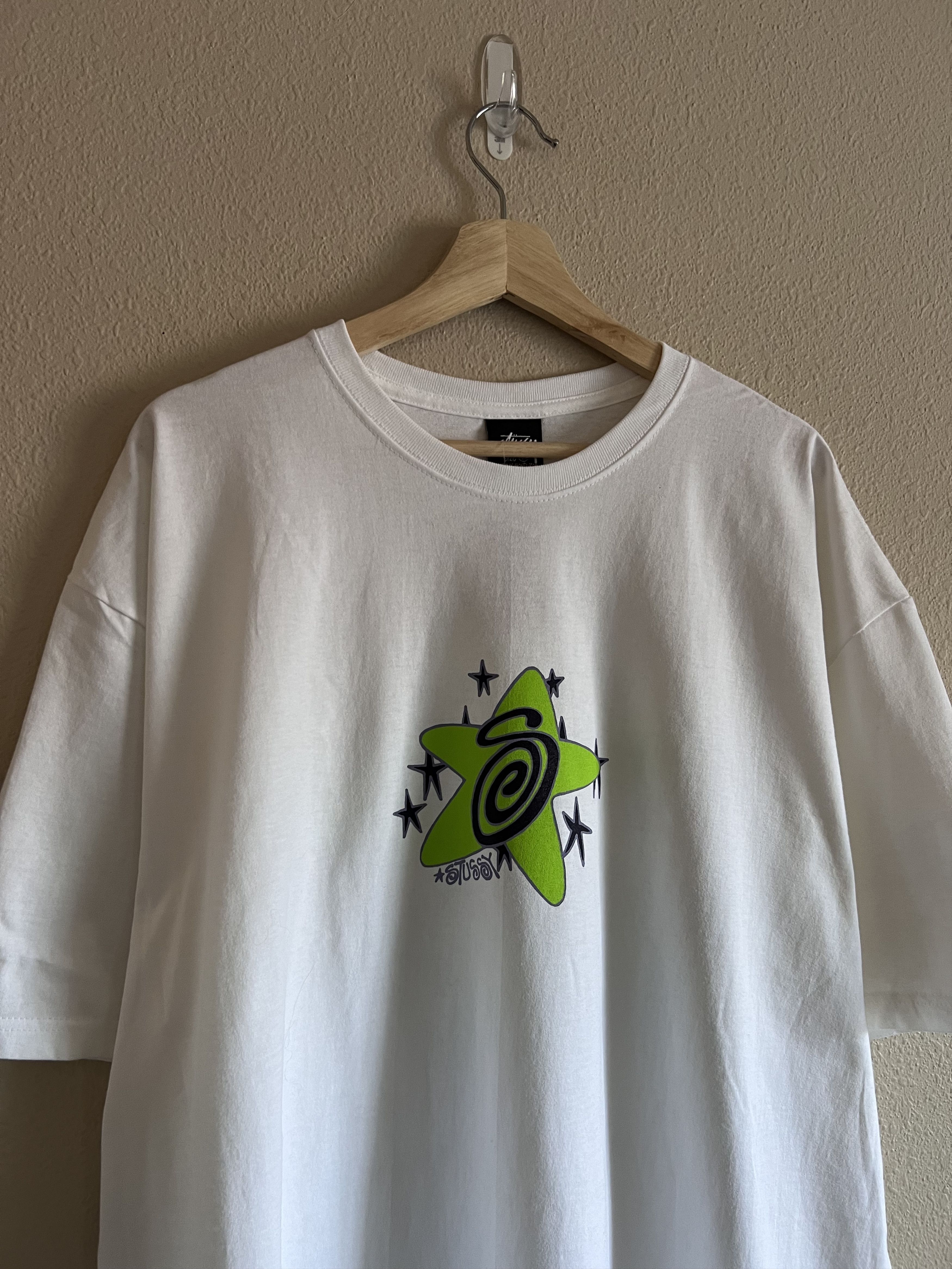 Image of Stussy Galaxy Tee In White, Men's (Size 2XL)