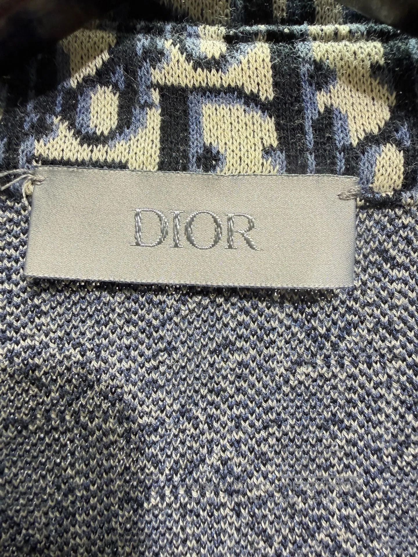 Dior Dior Black Monogram Knit Shirt Size M. Size US M / EU 48-50 / 2 - 5 Thumbnail