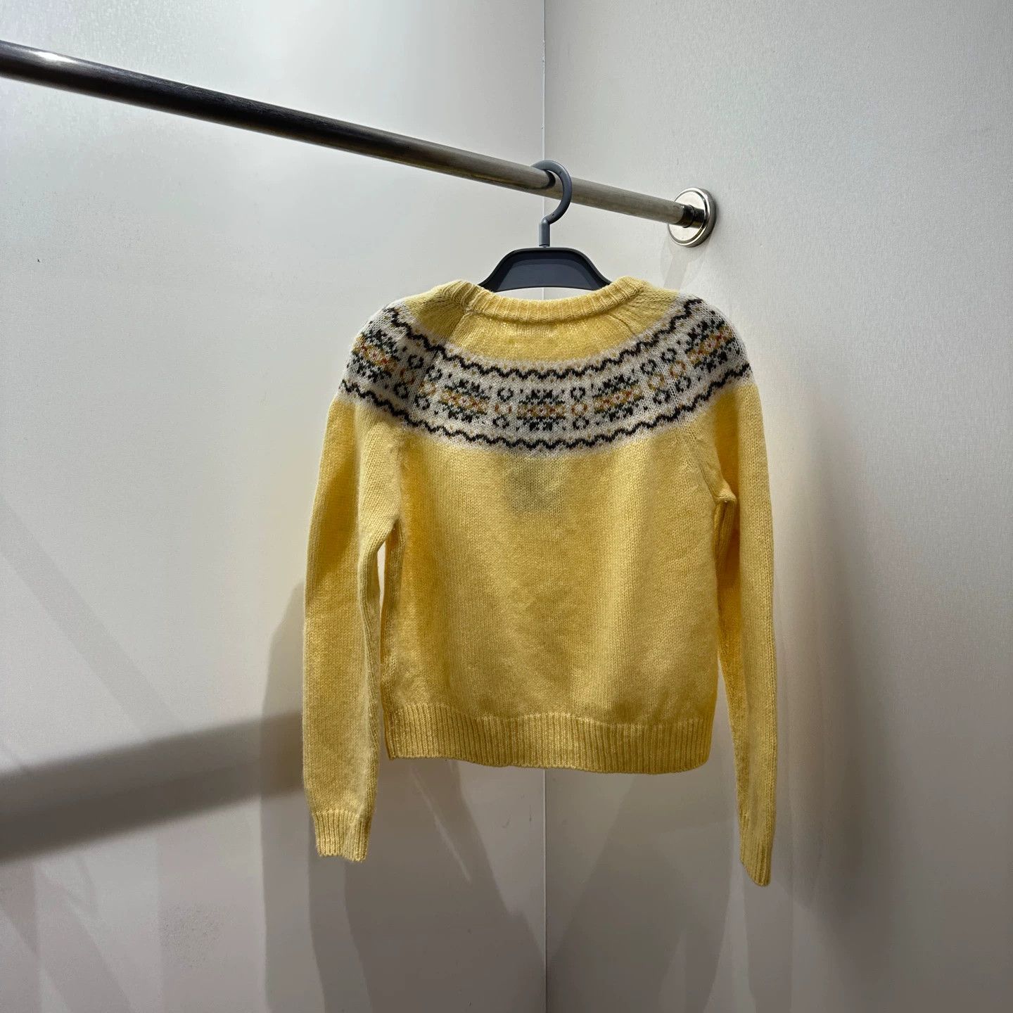 Celine Celine Triomphe Fair Isle wool sweater M mar412 Size M / US 6-8 / IT 42-44 - 2 Thumbnail